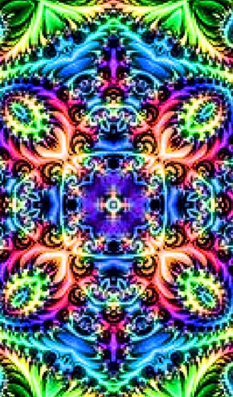 753x1280 COLORFUL MANDALA wallpaper