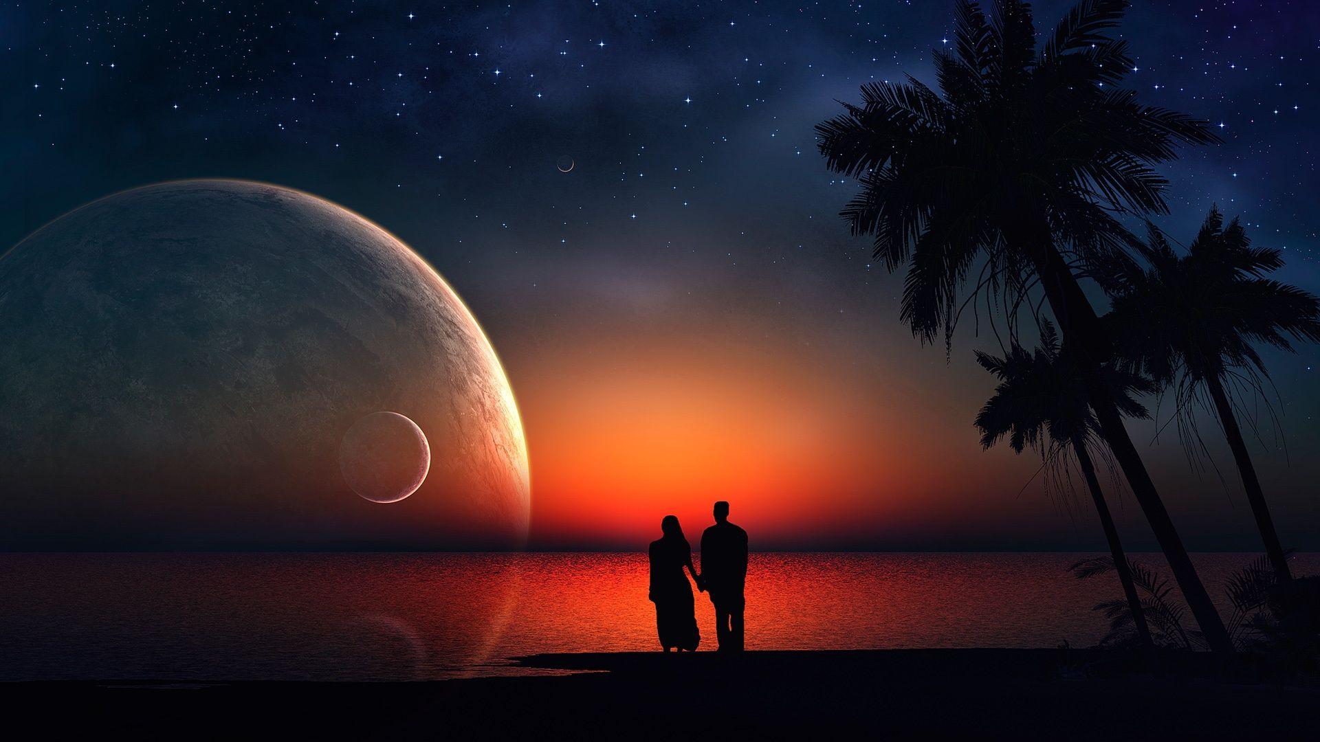 1920x1080 Sweet love couple wallpaper with gifs
