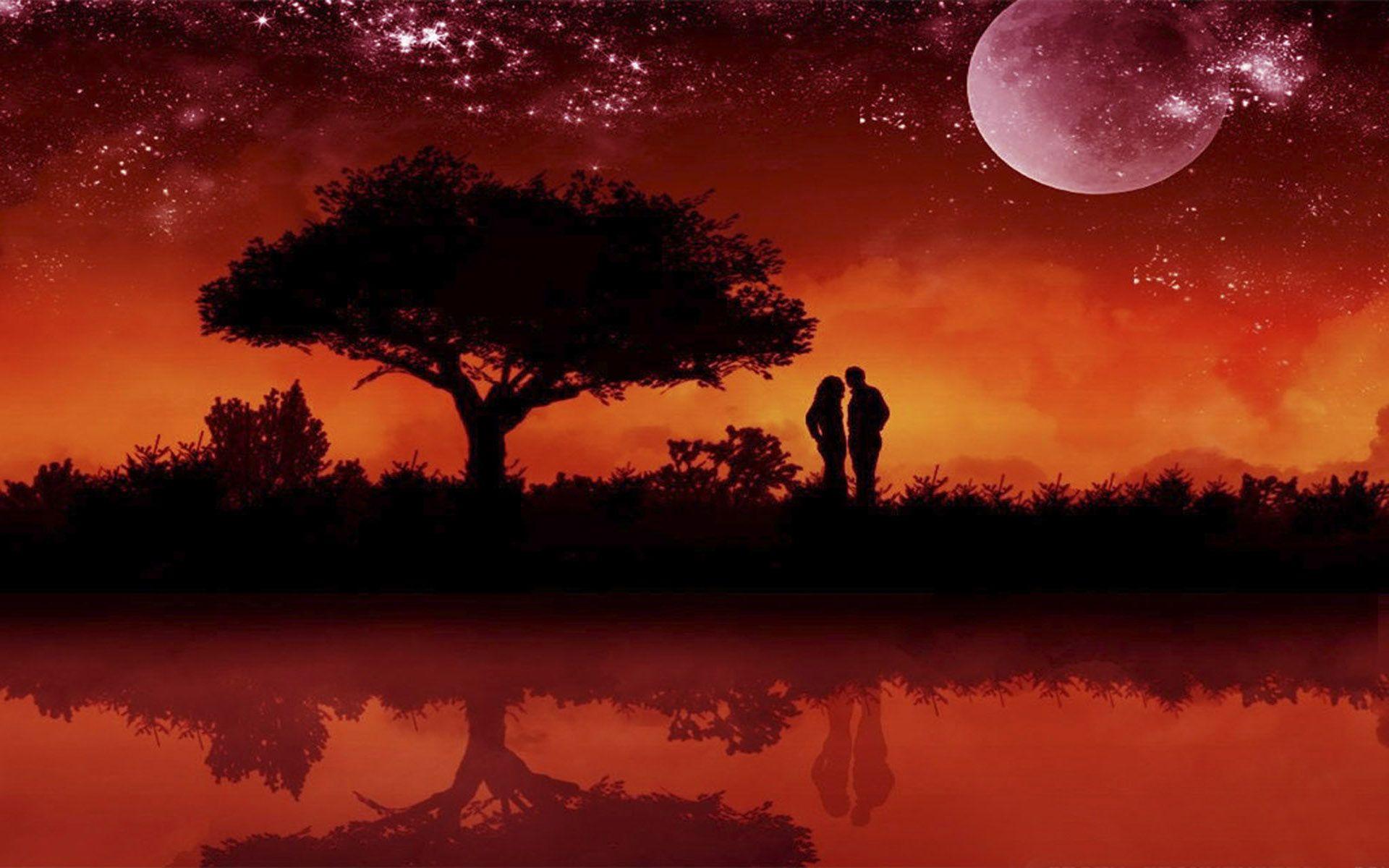 1920x1200 Romance Night Of Love 174047 :