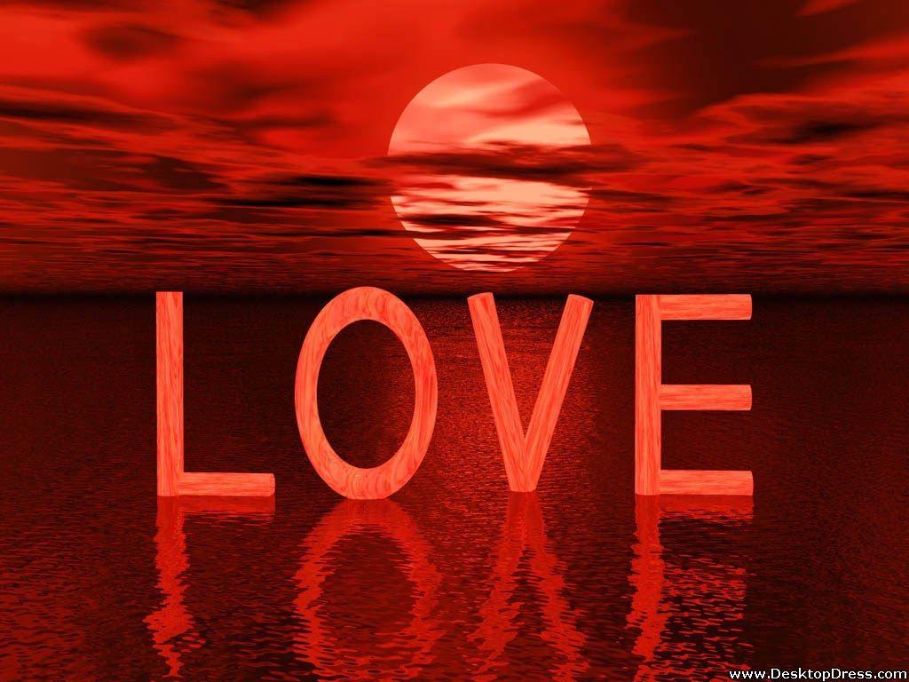 1024x768 Desktop Wallpaper 3D Background Love Night
