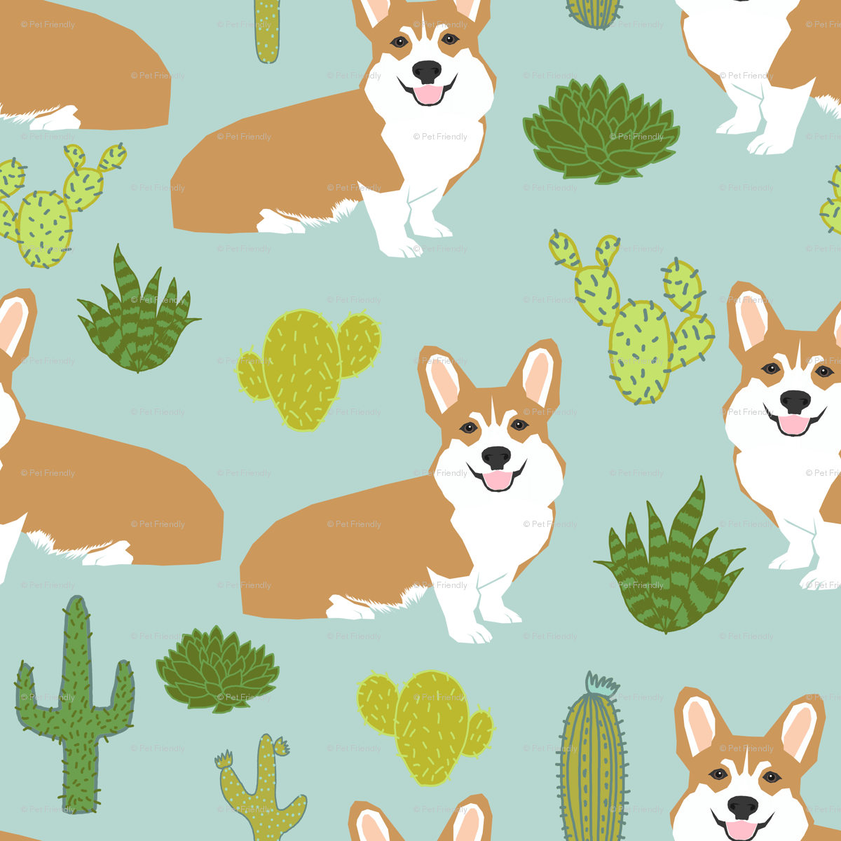 Cartoon Corgi Wallpaper Hd