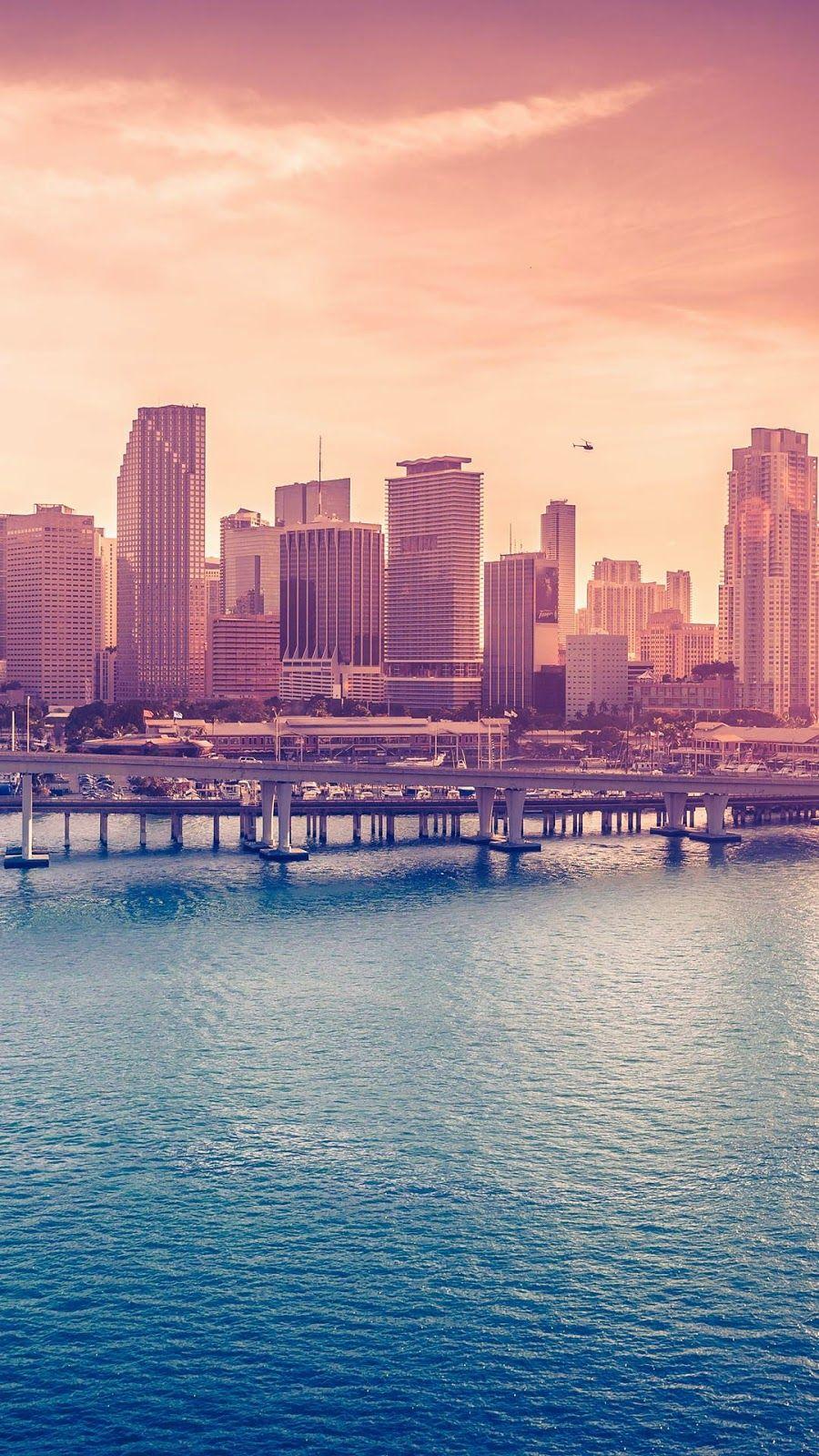 900x1600 iPhone 6 Plus Wallpaper Down Town Florida