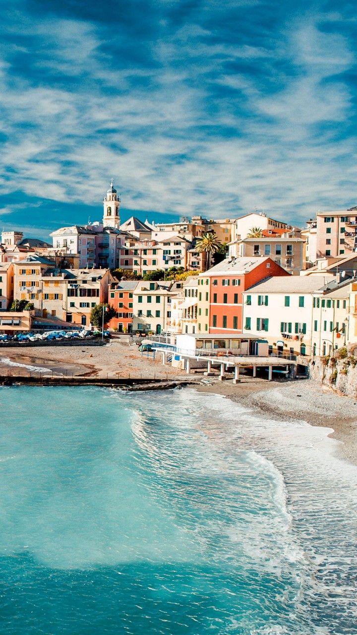 720x1280 iPhone Wallpaper. Blue, Water, Sky, Town, Sea, Coast