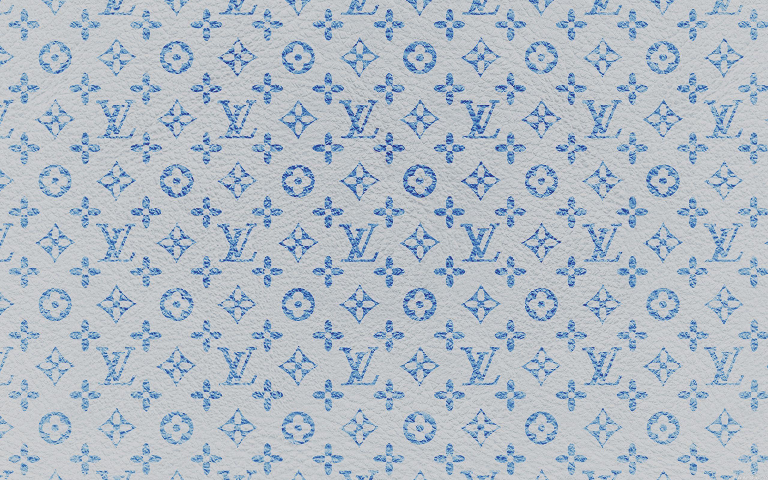 Nghệ thuật hoa văn màu xanh lam của Louis Vuitton 2560x1600