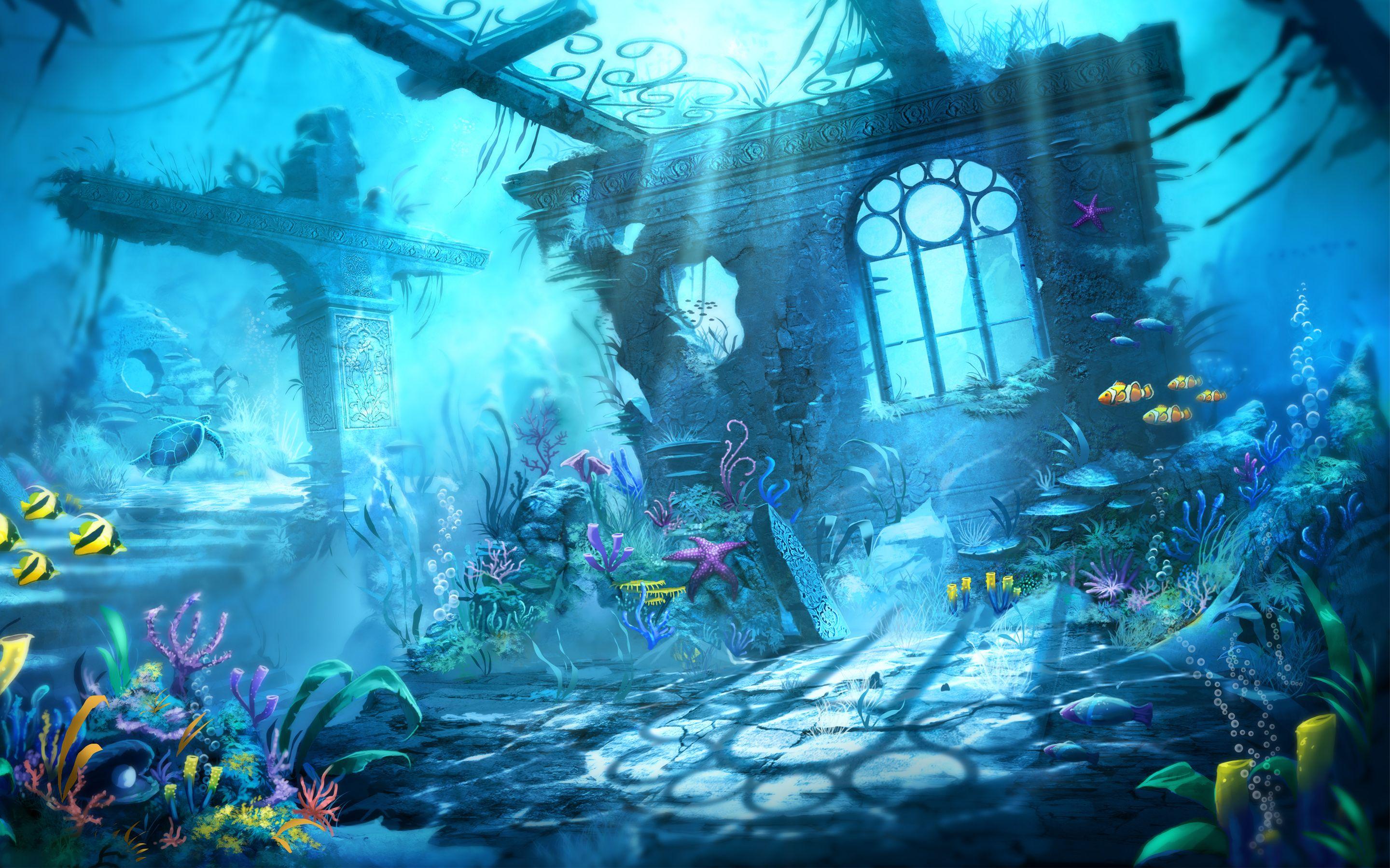 2880x1800 Underwater Wallpaper