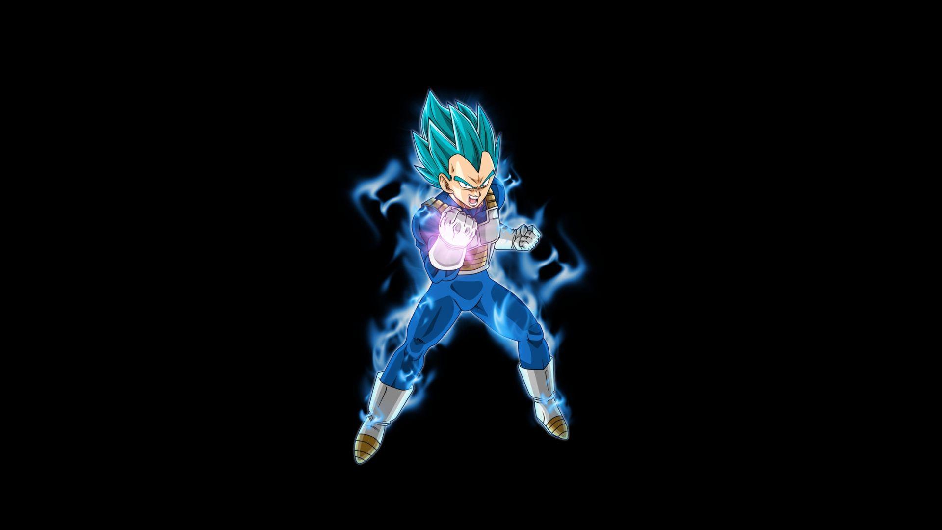 1920x1080 Download Vegeta, blue power, anime boy wallpaper, 1920x Full HD, HDTV, FHD, 1080p