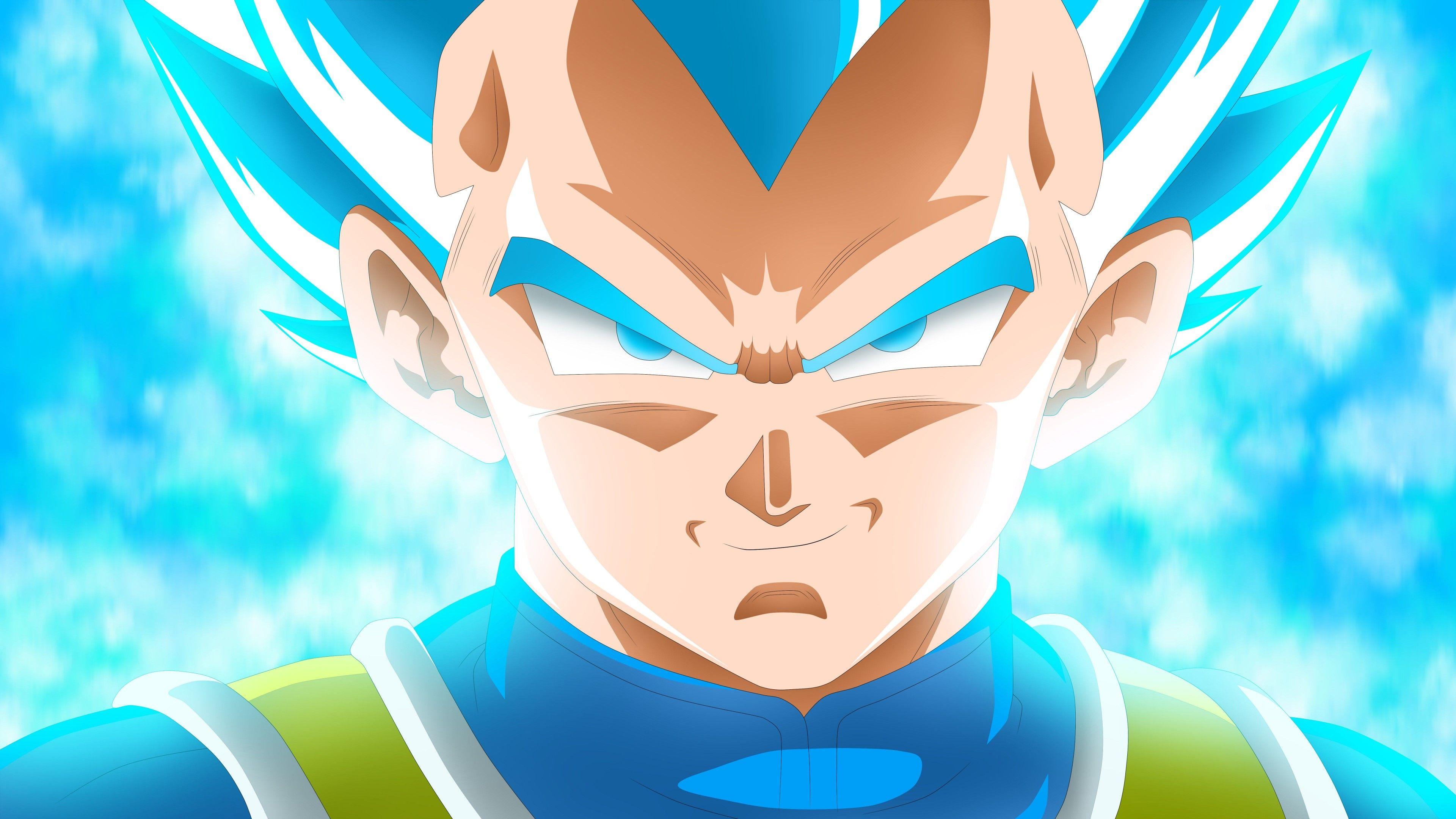 3840x2160 Wallpaper Super Saiyan Blue, Vegeta, Dragon Ball Super, 4K, 8K, Anime,. Wallpaper for iPhone, Android, Mobile and Desktop