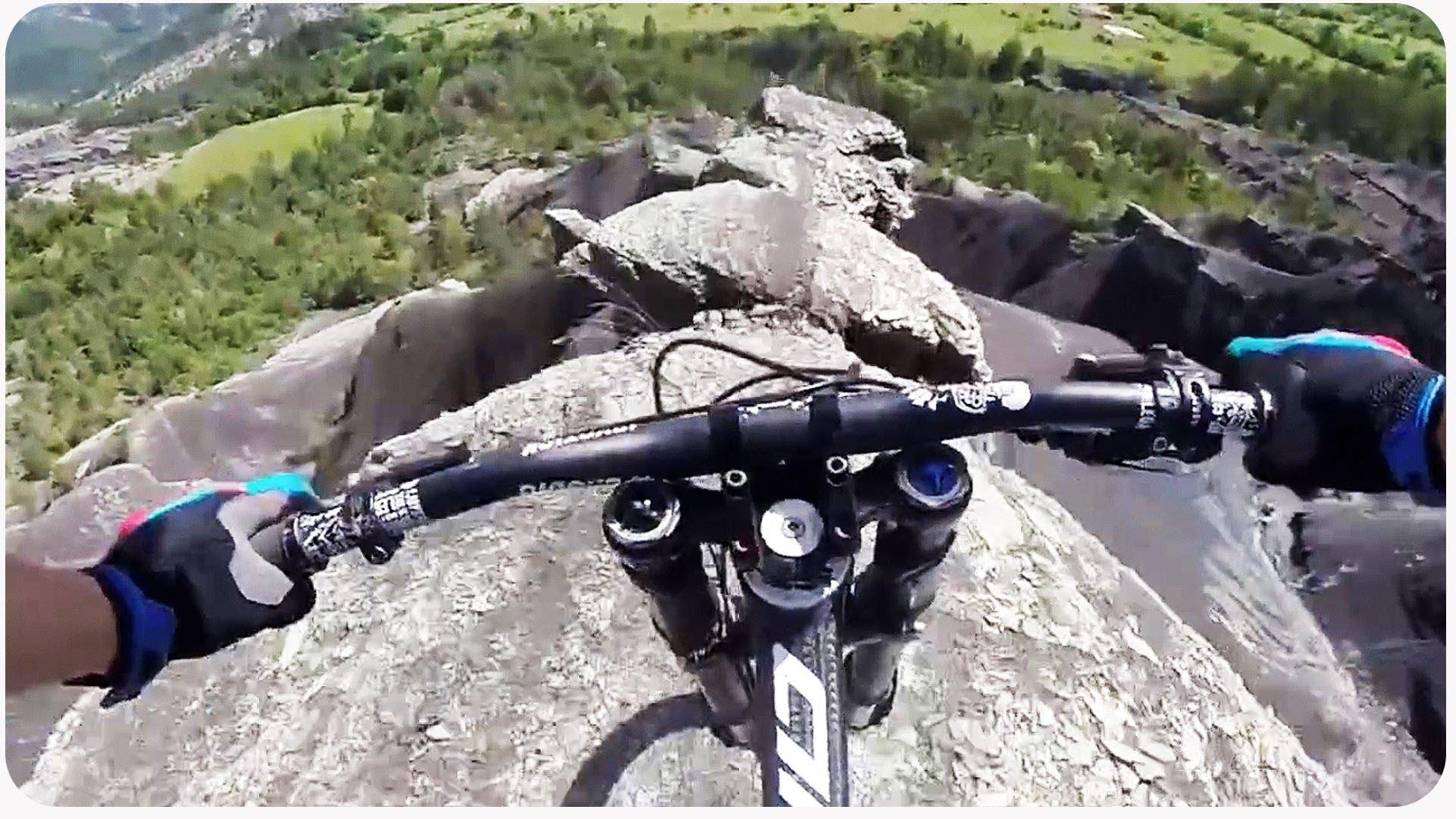 1920x1080 Crazy Mountain Biking POV. So Much Nope