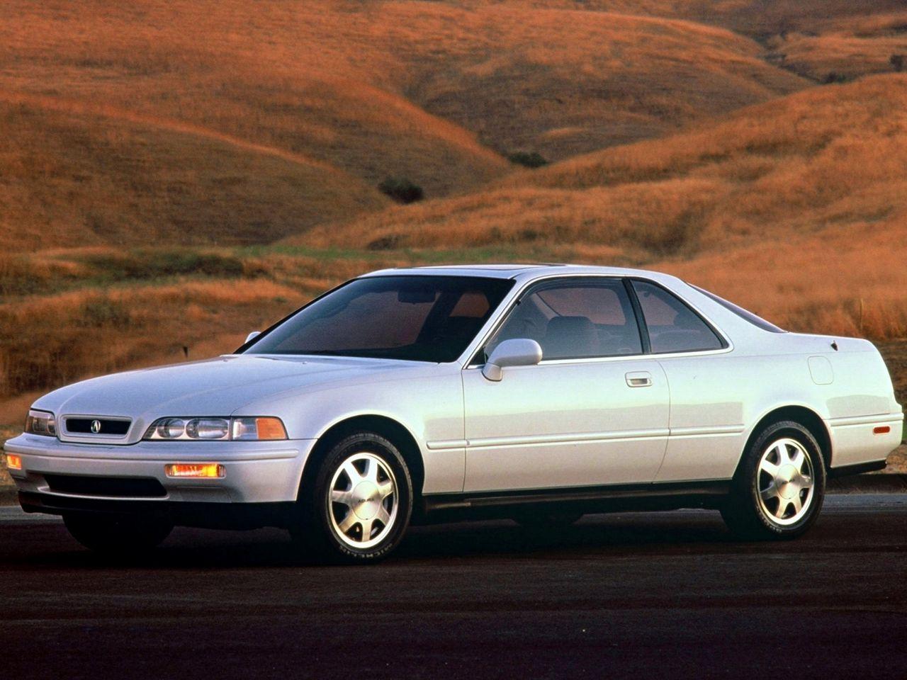 1280x960 Download wallpaper 1280x960 acura, legend, white, side view, road