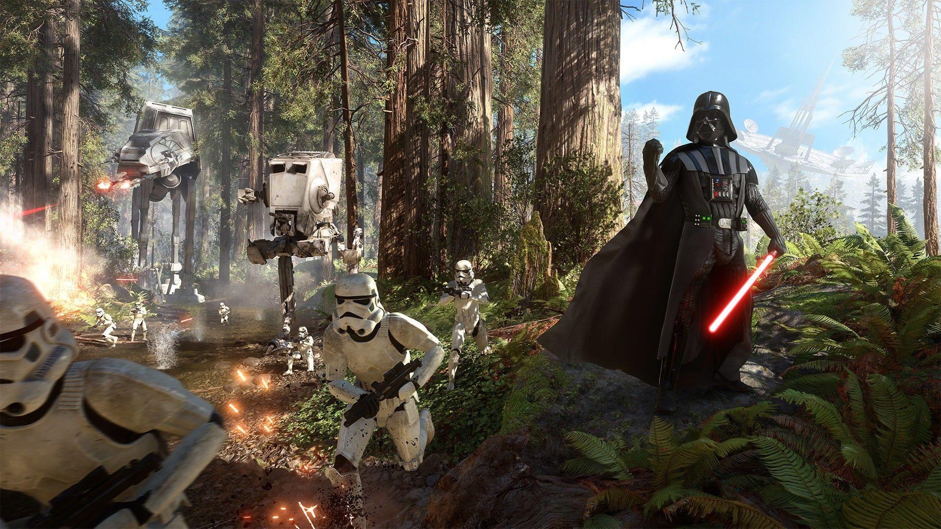 1920x1080 Star Wars, Star Wars: Battlefront, Darth Vader, Stormtrooper, Galactic Empire, Video Games, EA DICE Wallpaper HD / Desktop and Mobile Background