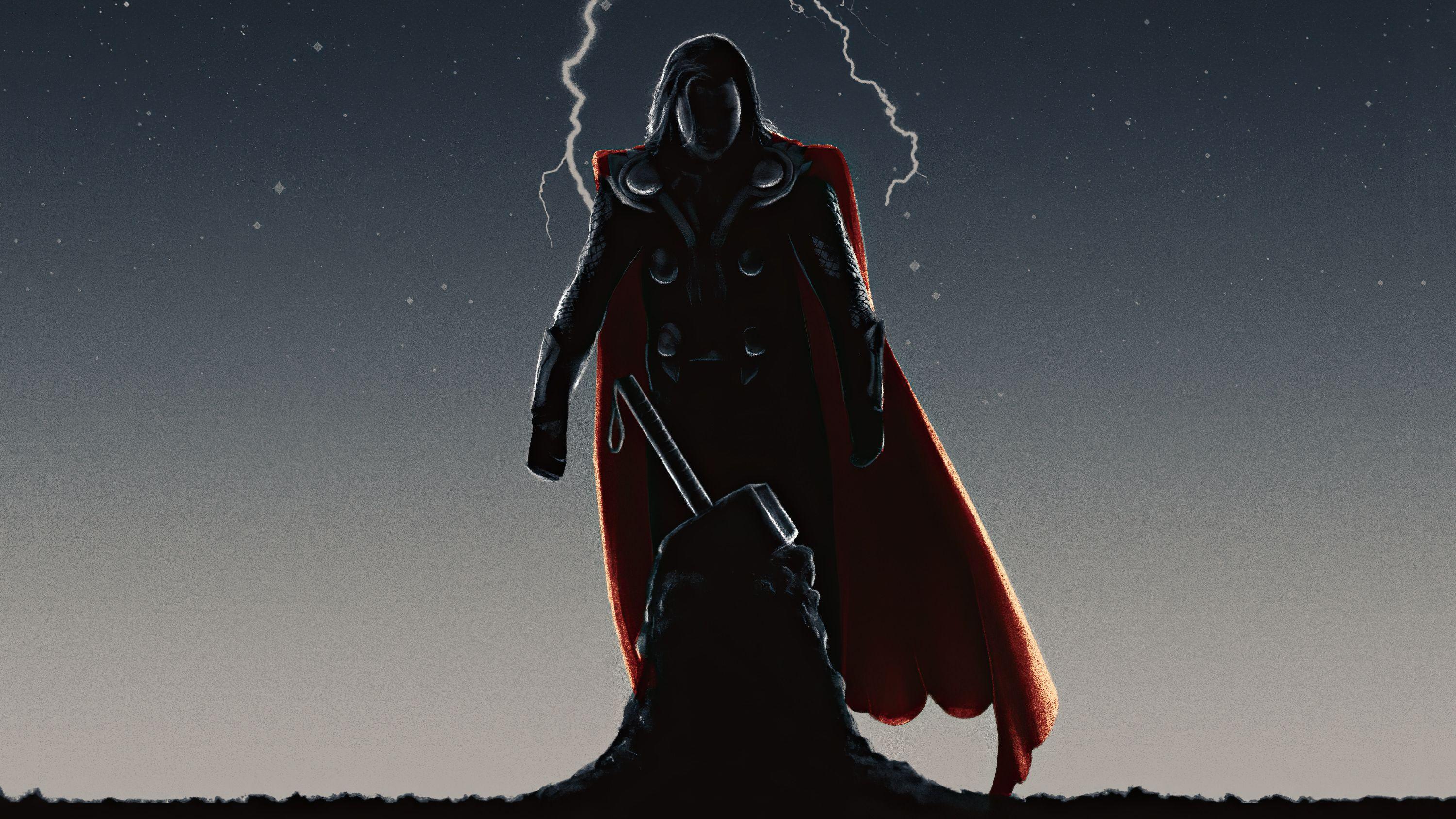 3000x1688 Thor Picking Up Mjolnir, HD Superheroes, 4k Wallpaper, Image
