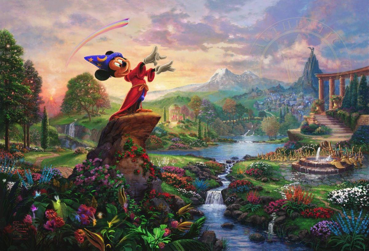 1200x816 Fantasia. Thomas Kinkade Studios