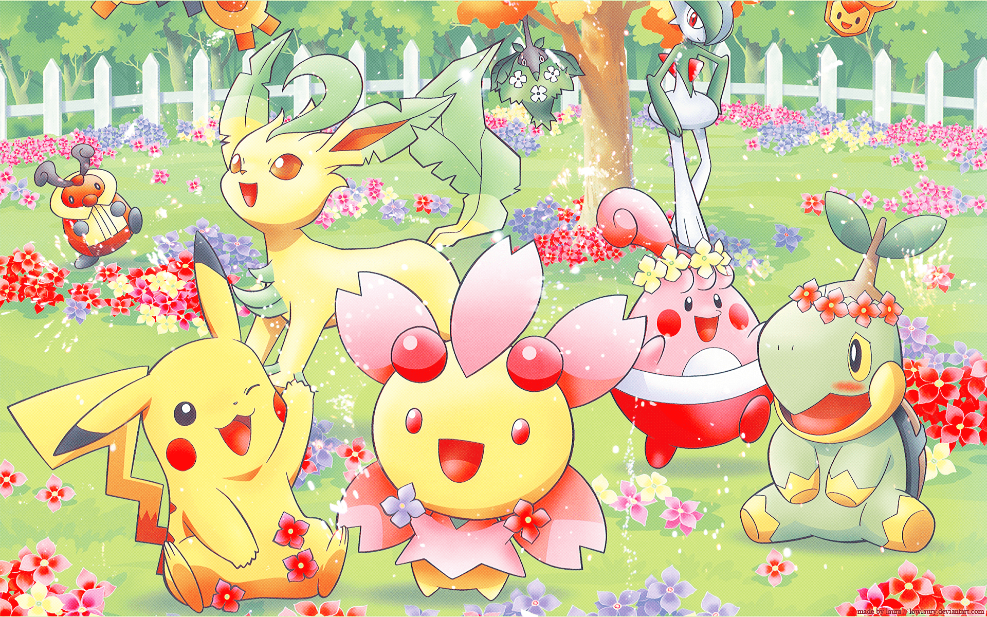 Pokemon Spring Wallpapers - Top Free Pokemon Spring Backgrounds -  WallpaperAccess