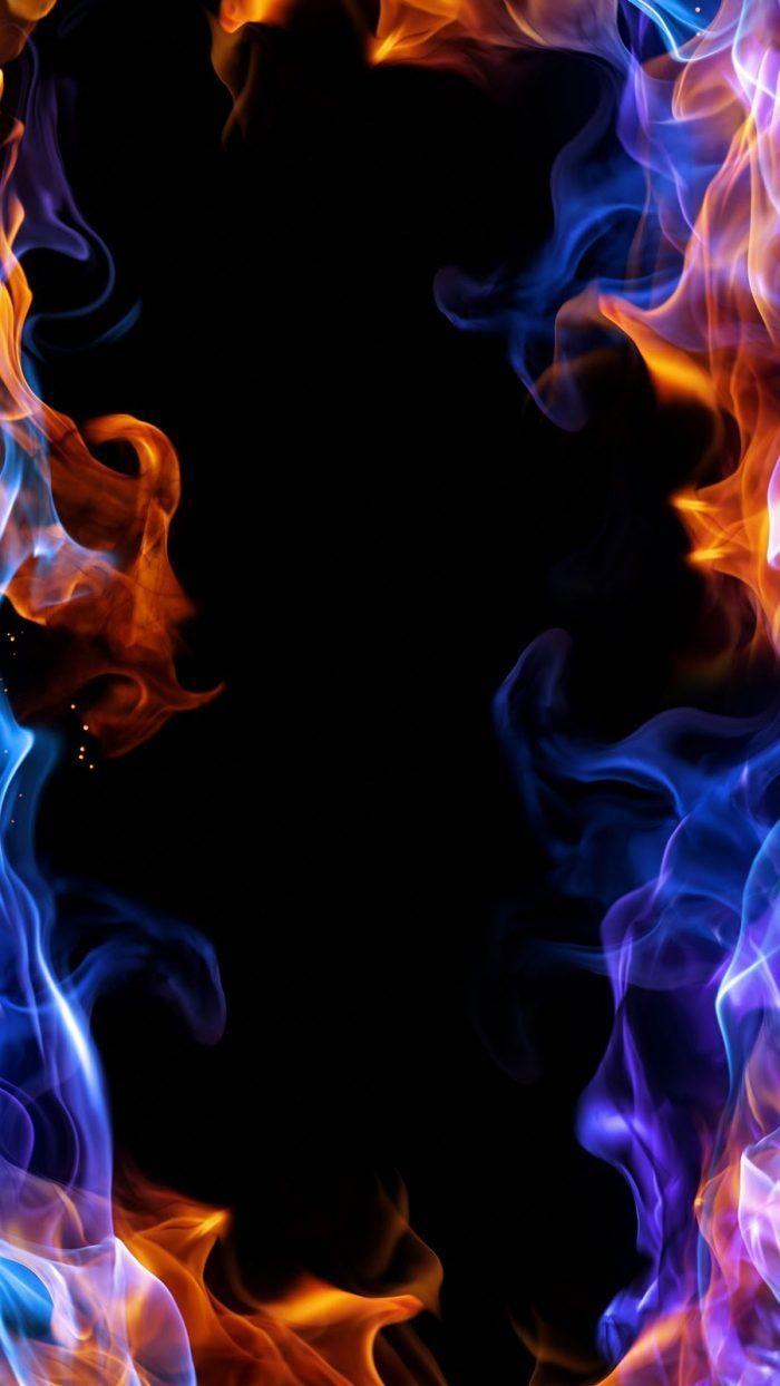 700x1244 Blue Fire iPhone Wallpaper. iPhone background wallpaper, Smoke