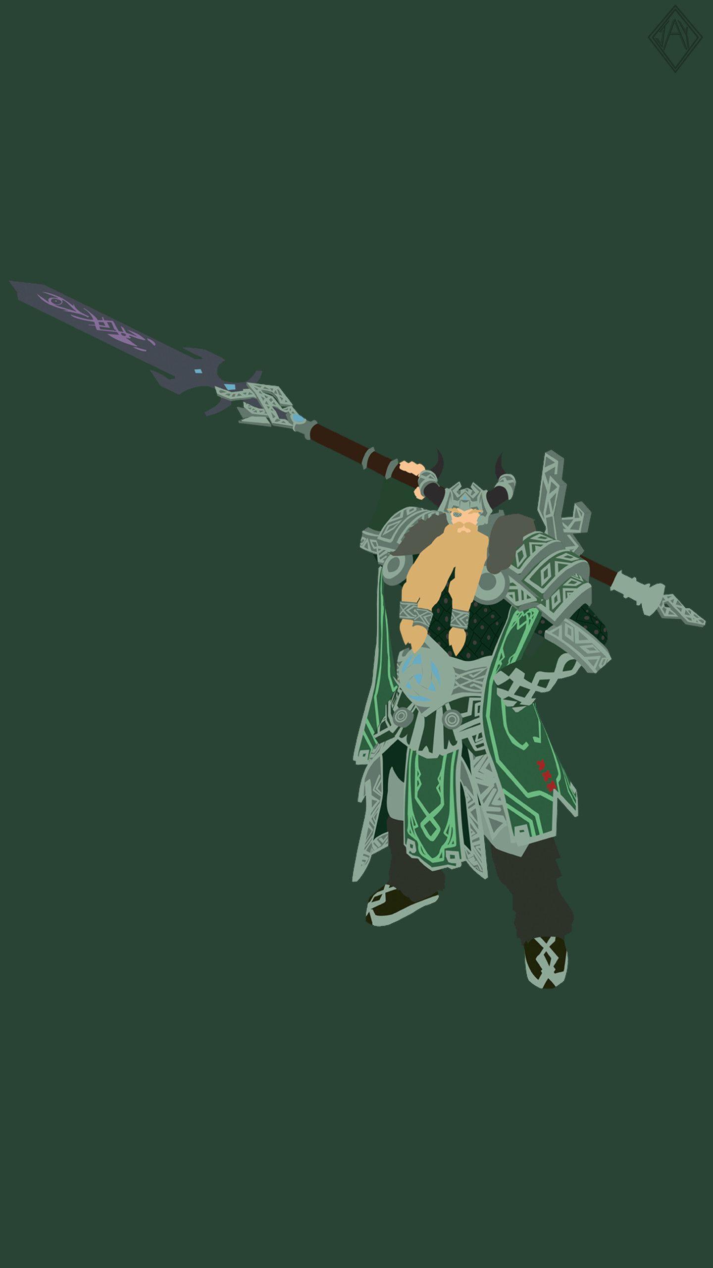 1440x2560 Smite. Odin Minimalist Wallpaper, Jay R