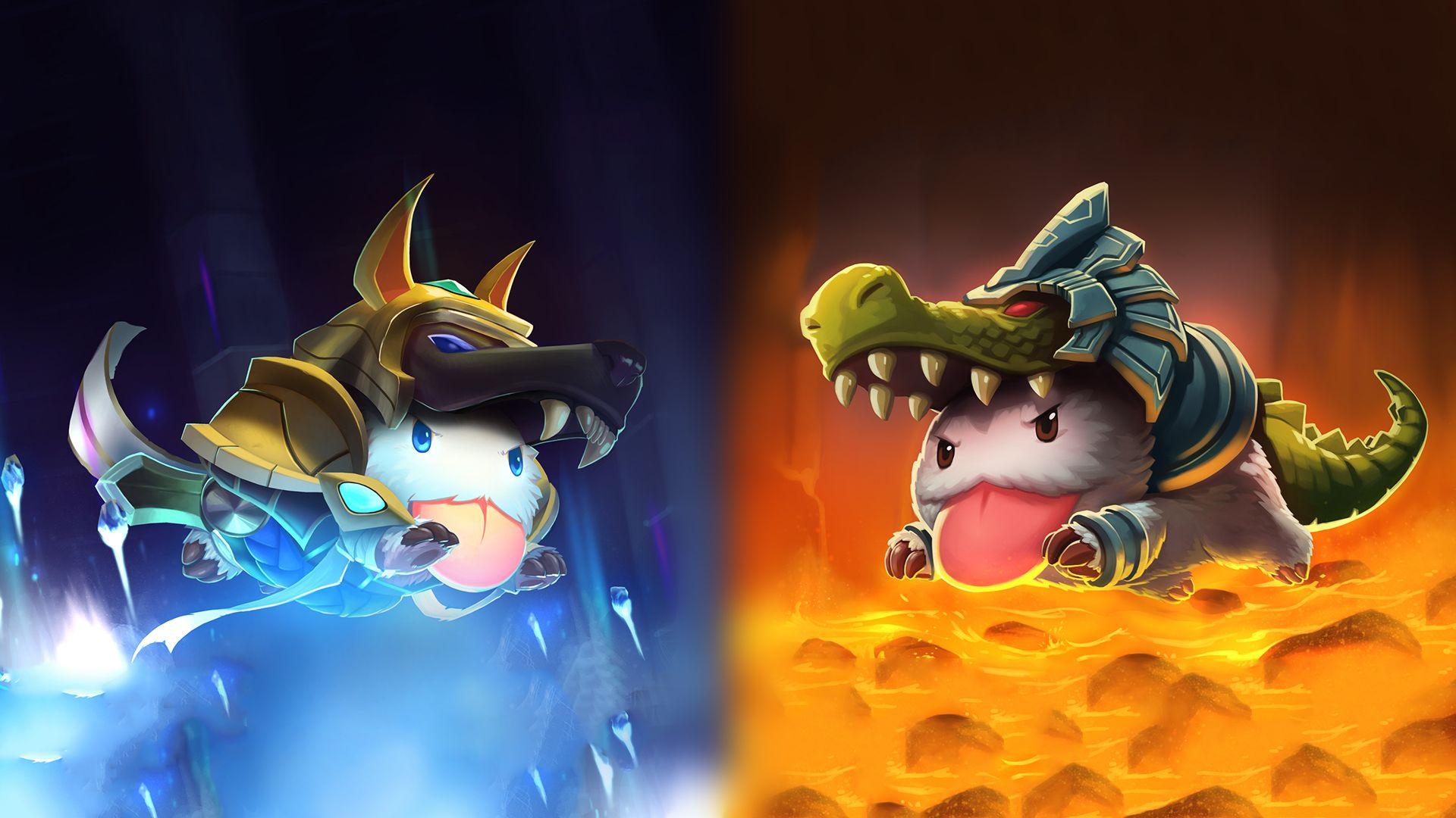 1920x1080 Poro Nasus and Renekton 1920x1080