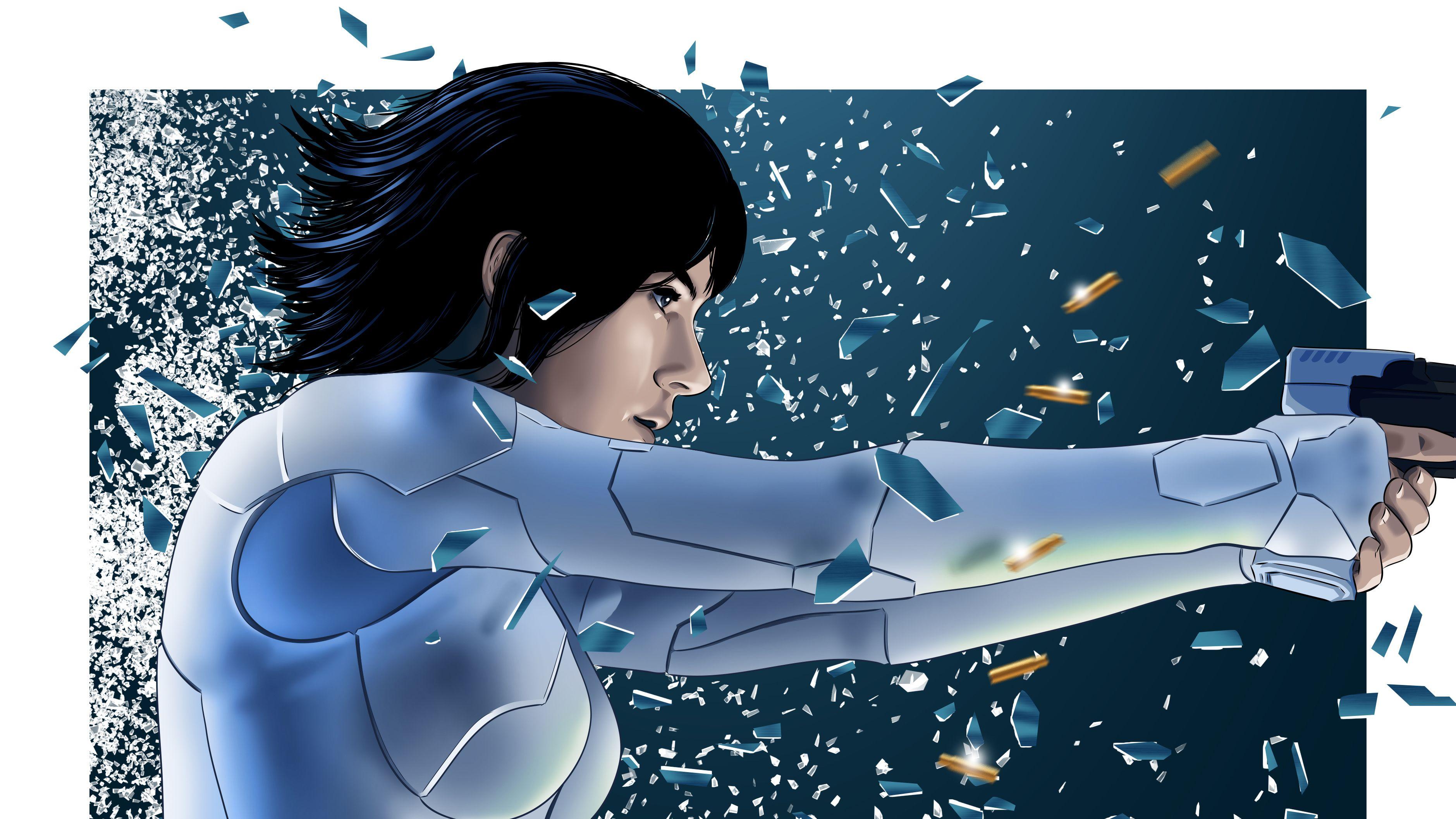 3759x2114 Ghost In The Shell Digital Art 4k, HD Movies, 4k Wallpaper, Image, Background, Photo and Picture