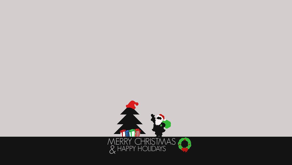1190x672 Christmas Hat Minimalist Wallpaper