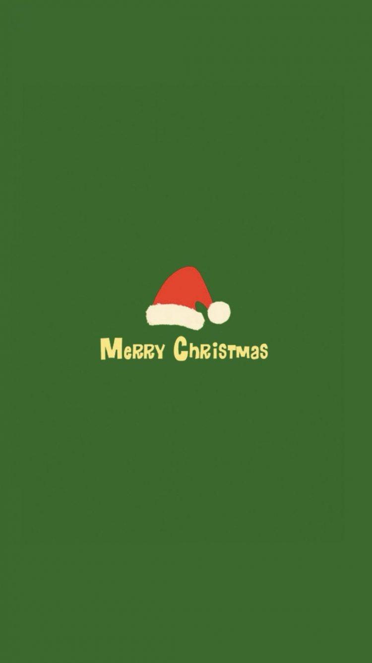 750x1334 Christmas Minimalist Wallpaper