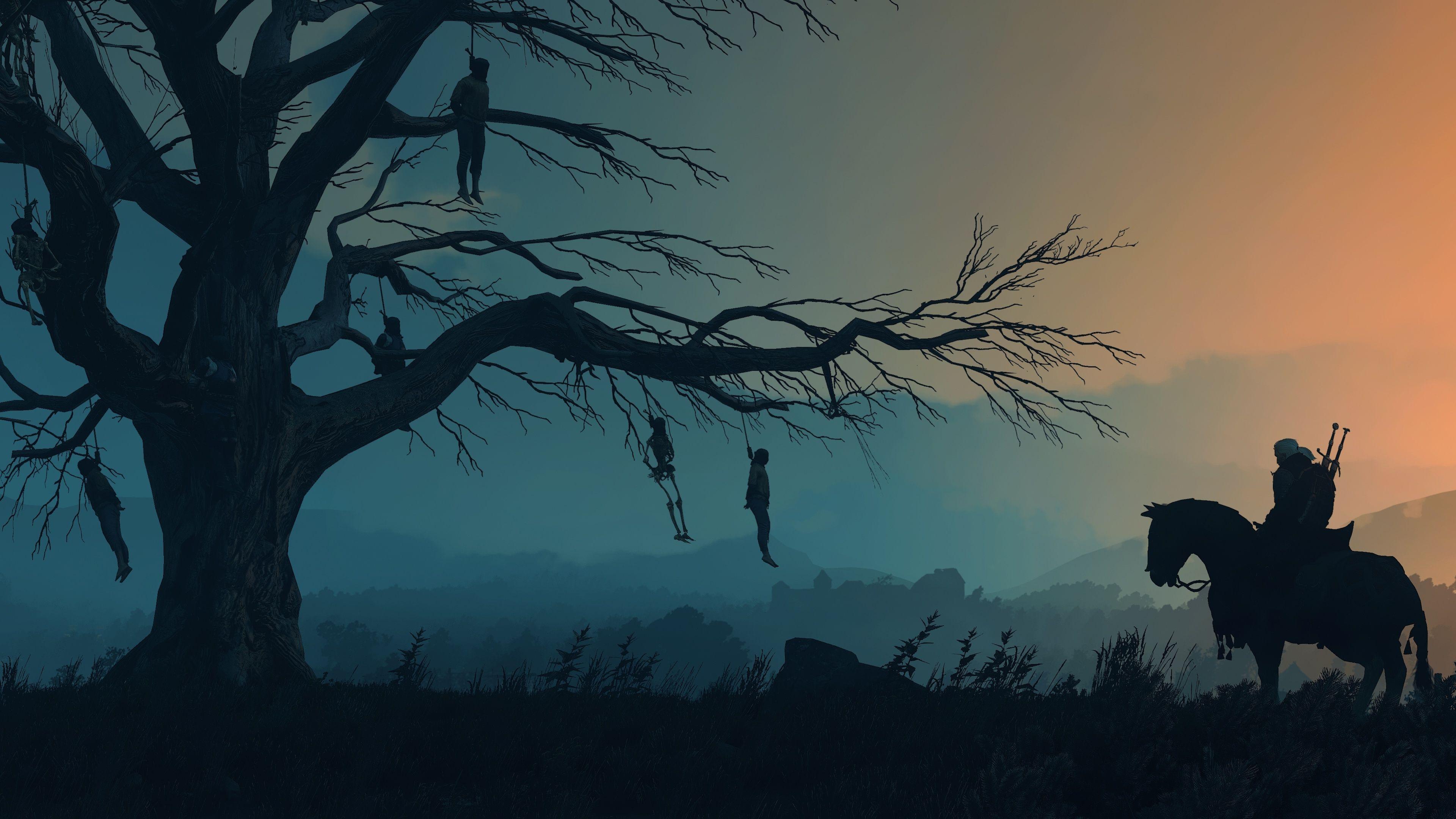 3840x2160 Wallpaper 4k The Witcher 3 Wild Hunt Minimalist 4k Wallpaper