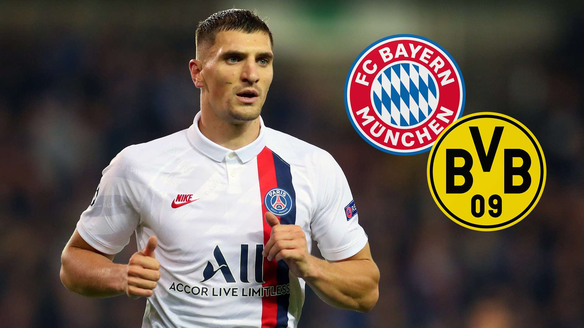 1920x1080 Bayern & Dortmund Hold Talks For Out Of Contract PSG Right Back Meunier. Goal.com US