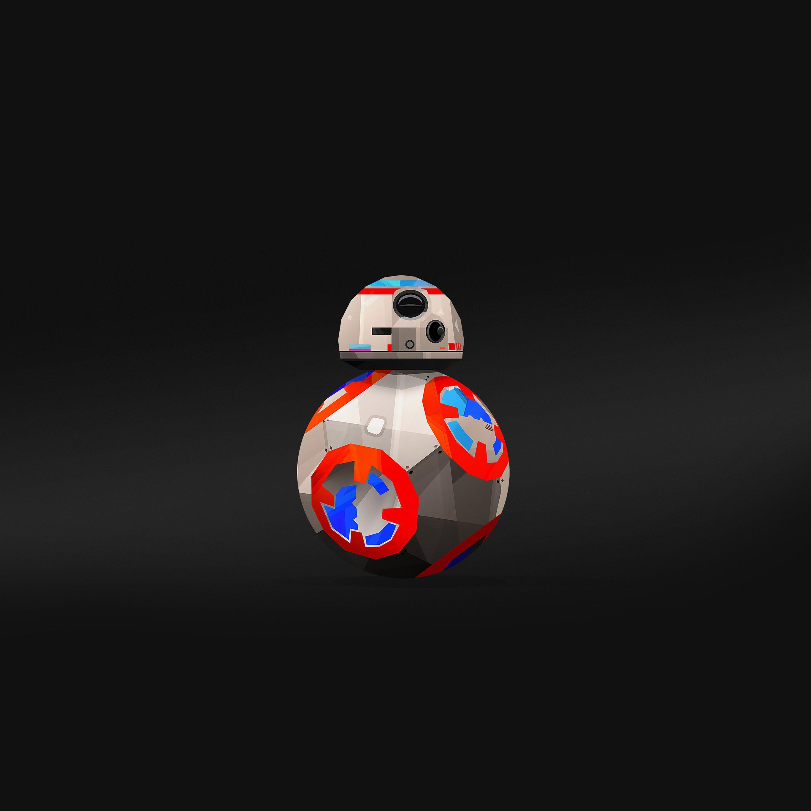 2732x2732 Bb 8 Droid Starwars Robot Art Film Wallpaper