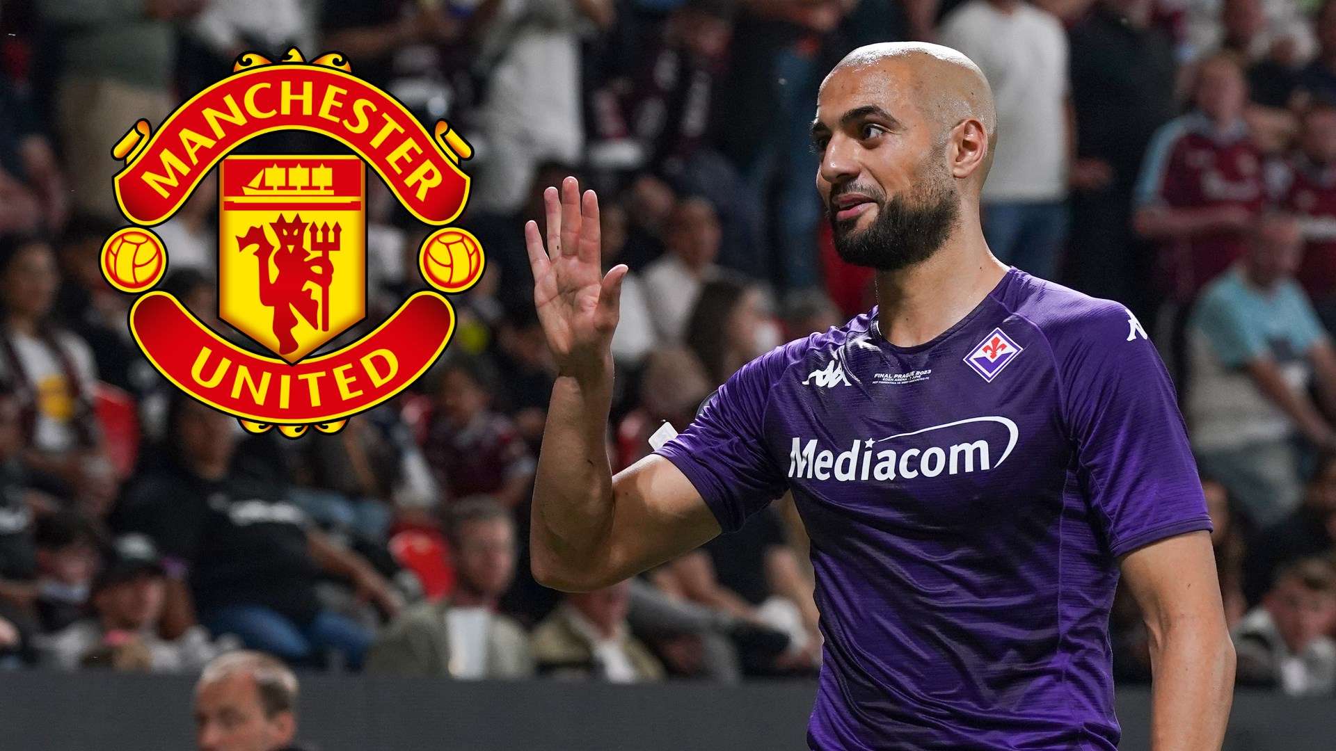 1920x1080 New Manchester United signing Sofyan Amrabat is the perfect Premier League midfielder. Goal.com US