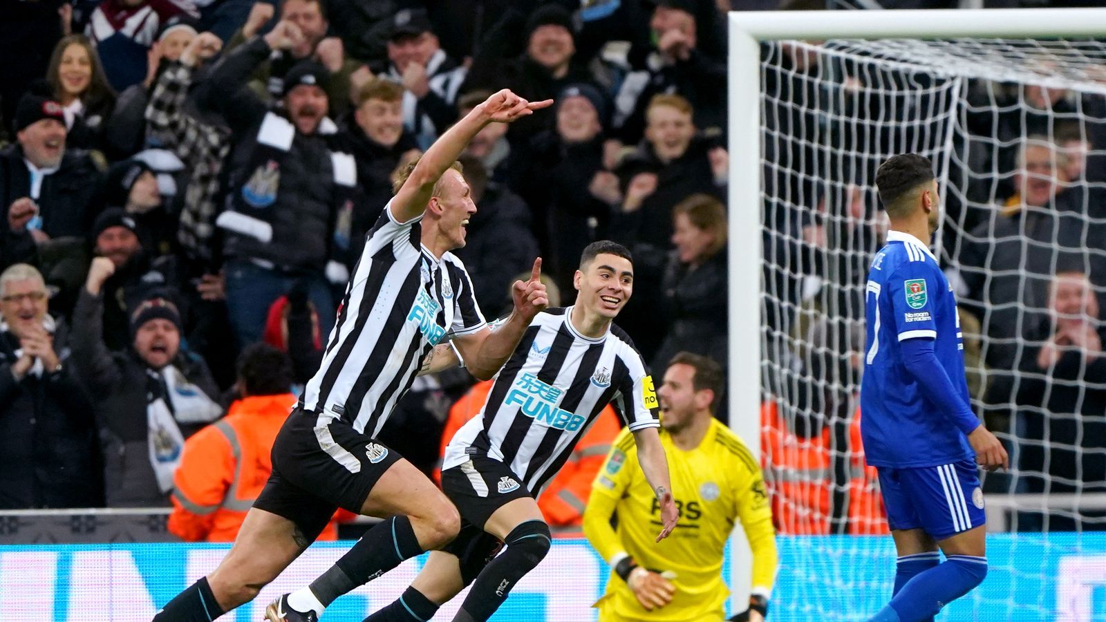 1600x900 Dan Burn Fired Newcastle Ahead Against Leicester In Their Carabao Cup Quarter Final Clash At St James' Park With A Well Taken Goal With His Right Foot