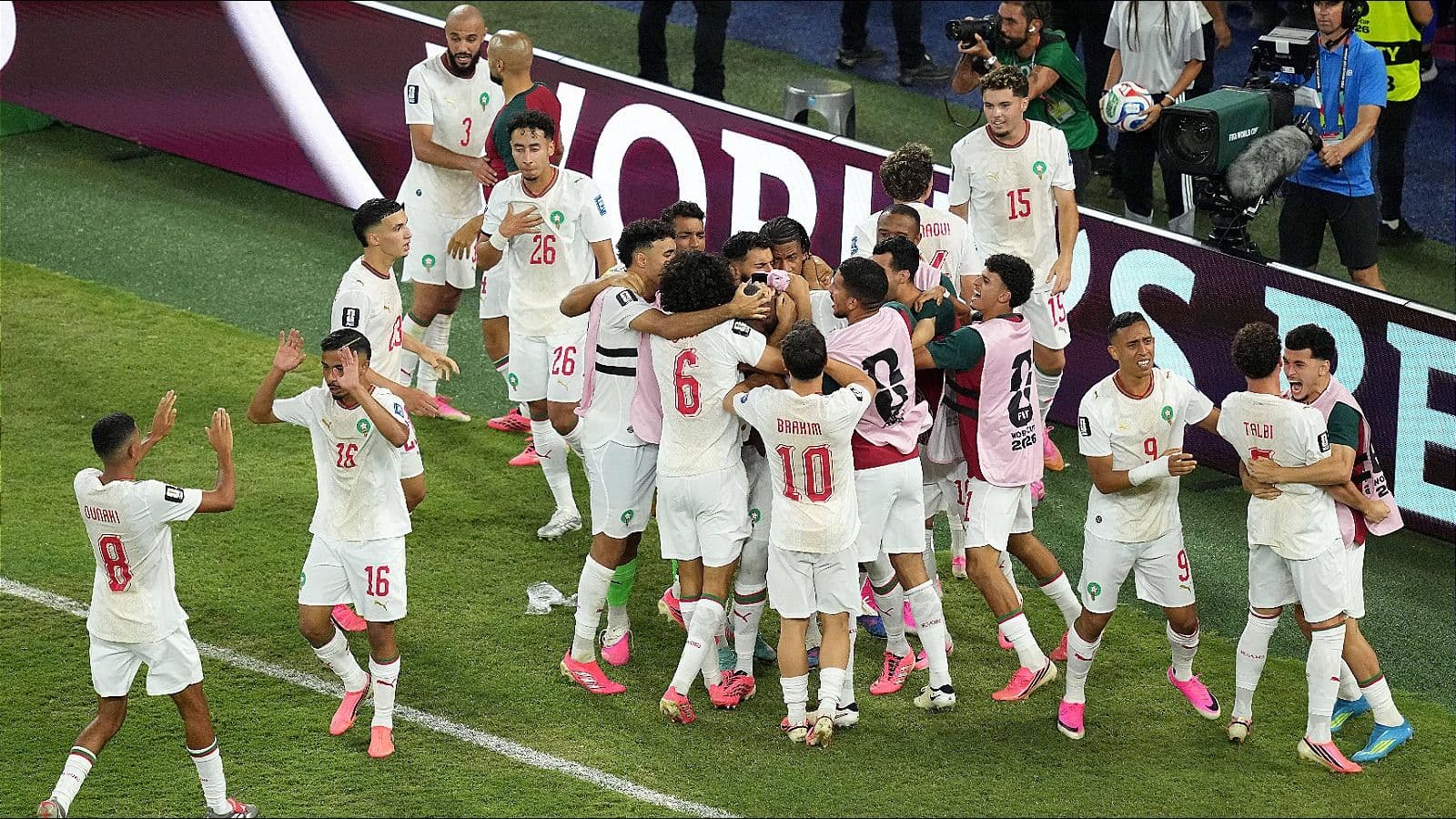 1600x900 Vodacom Soccer. News. Morocco win penalty thriller against Netherlands to reach FIFA World Cup last 16