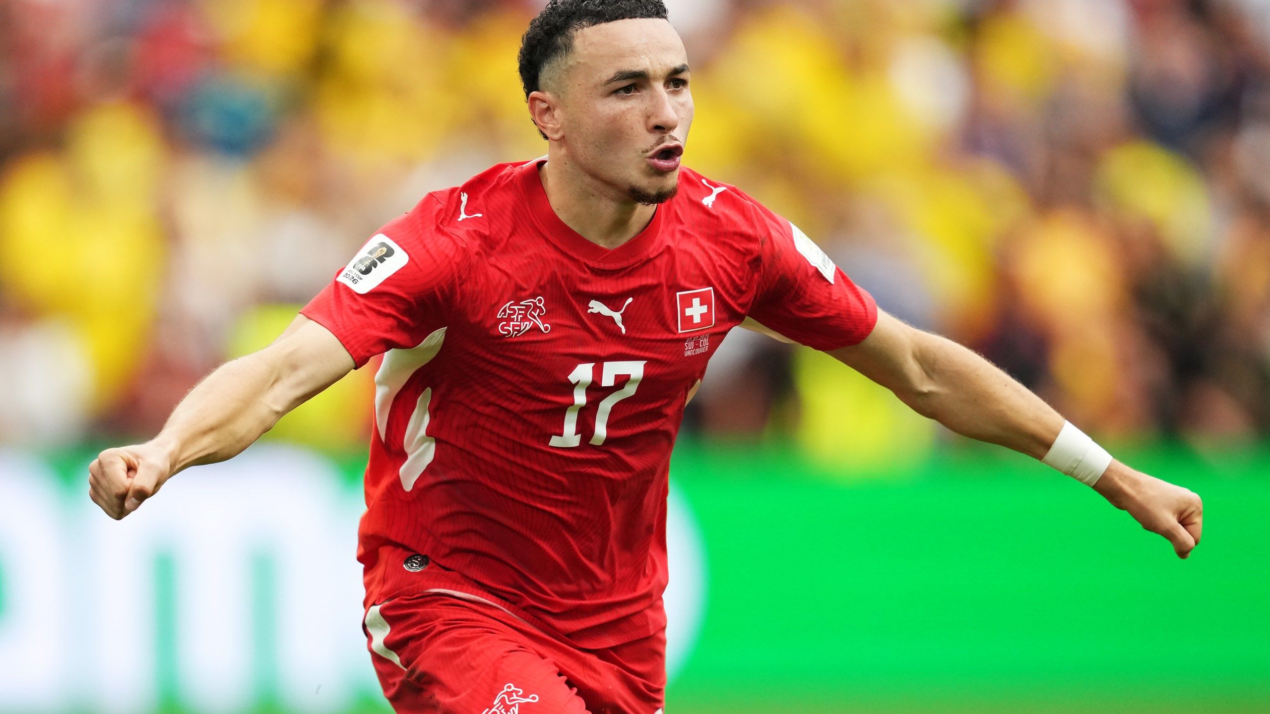 2560x1440 Ruben Vargas sends Switzerland to the World Cup quarterfinals in shootout win over Colombia