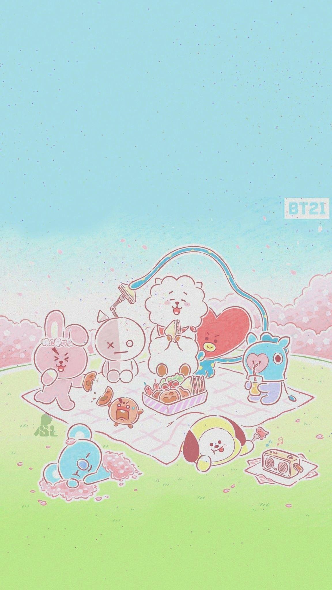 BT21 IPad HD Wallpapers - Top Free BT21 IPad HD Backgrounds ...