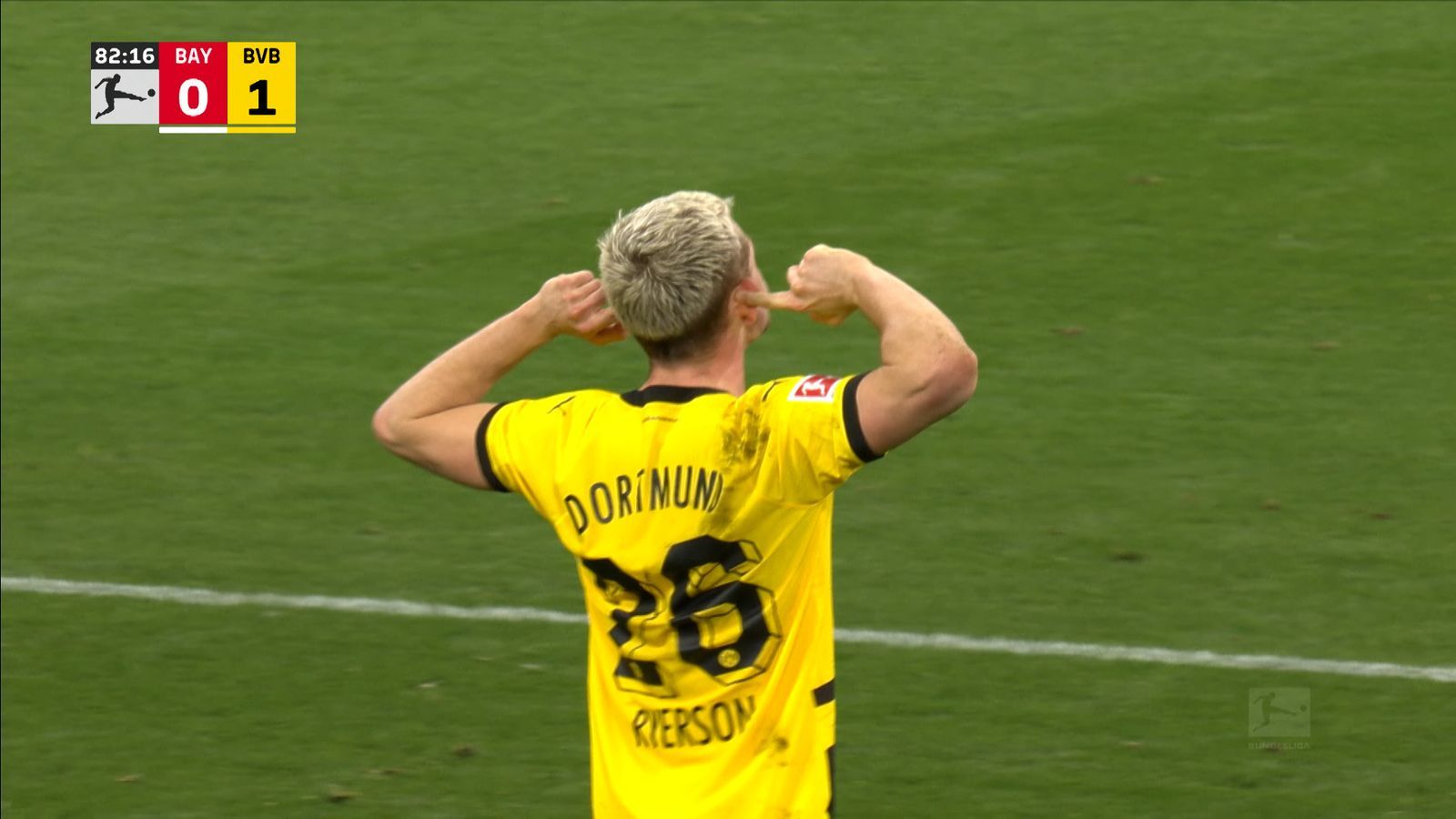 1600x900 Julian Ryerson puts Borussia Dortmund two goals up against Bayern Munich