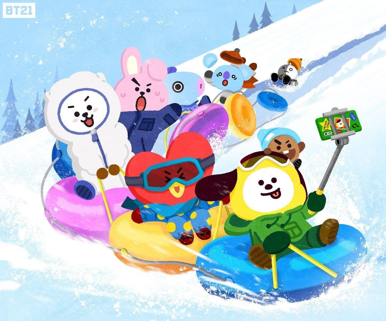 1280x1066 image about BT21. See more about bt bts