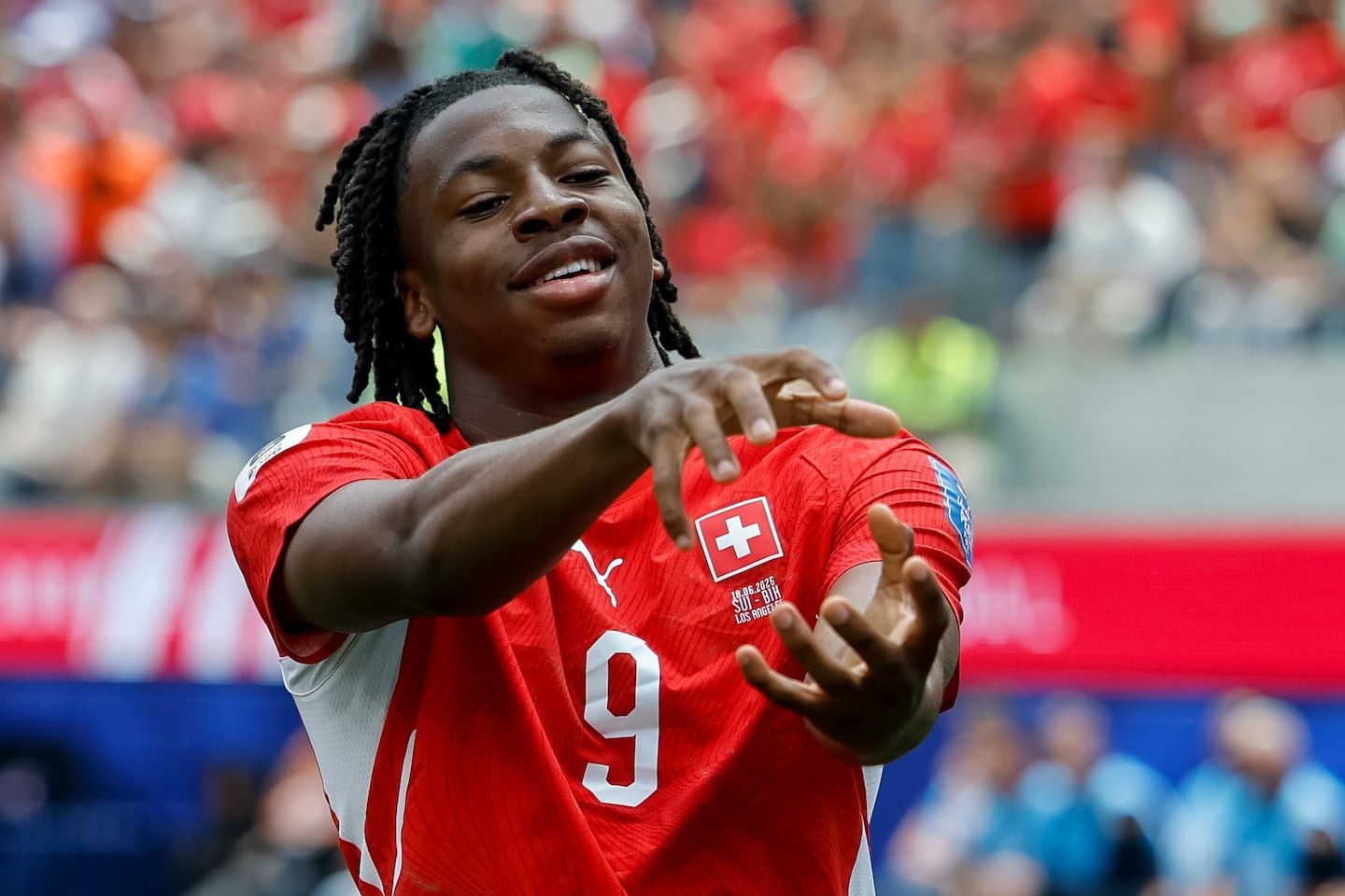 1440x960 Switzerland coach is coy about whether young star Johan Manzambi will start against Canada Washington Post