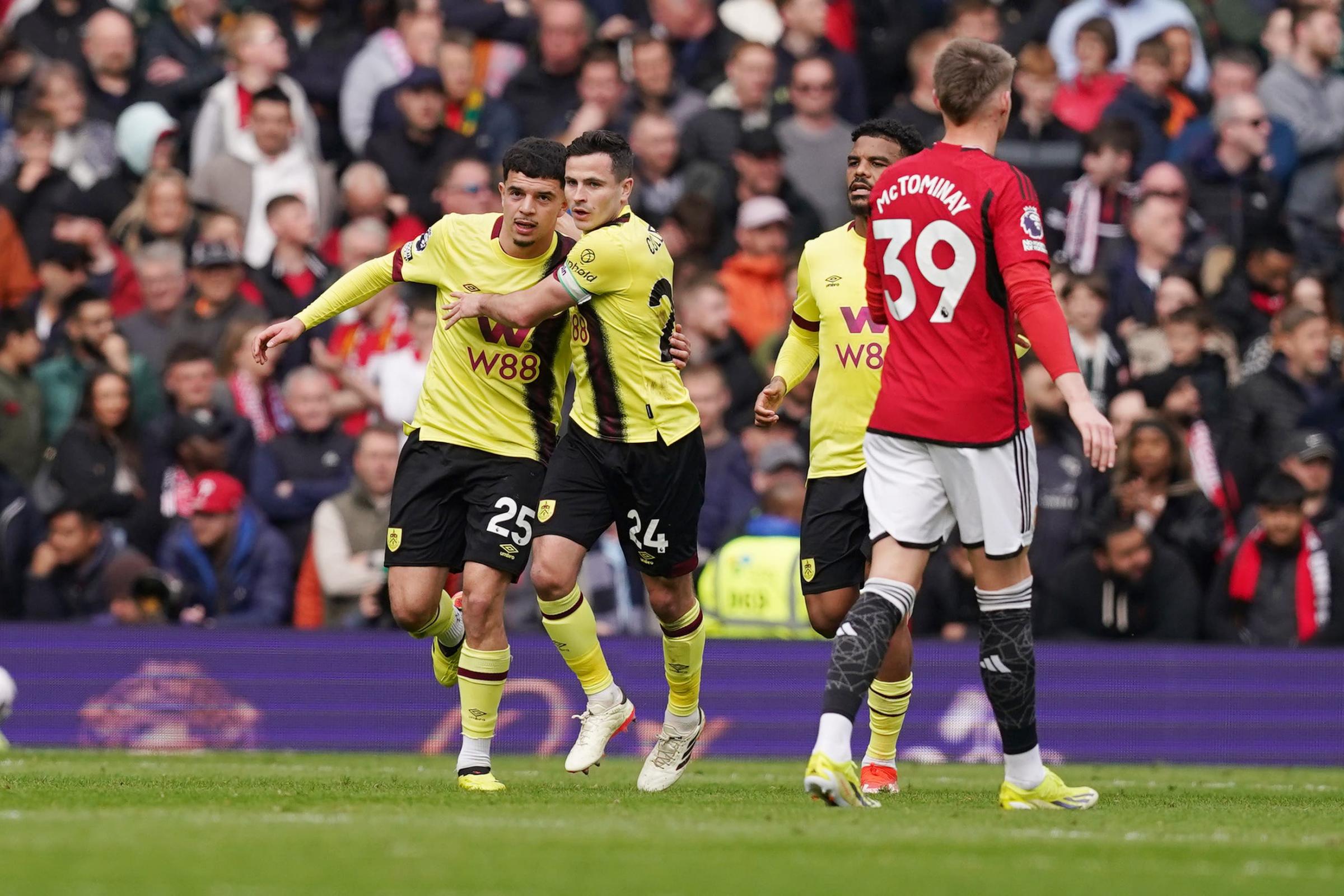 2400x1600 Zeki Amdouni saves Burnley at Manchester United to turn up heat on Erik ten Hag