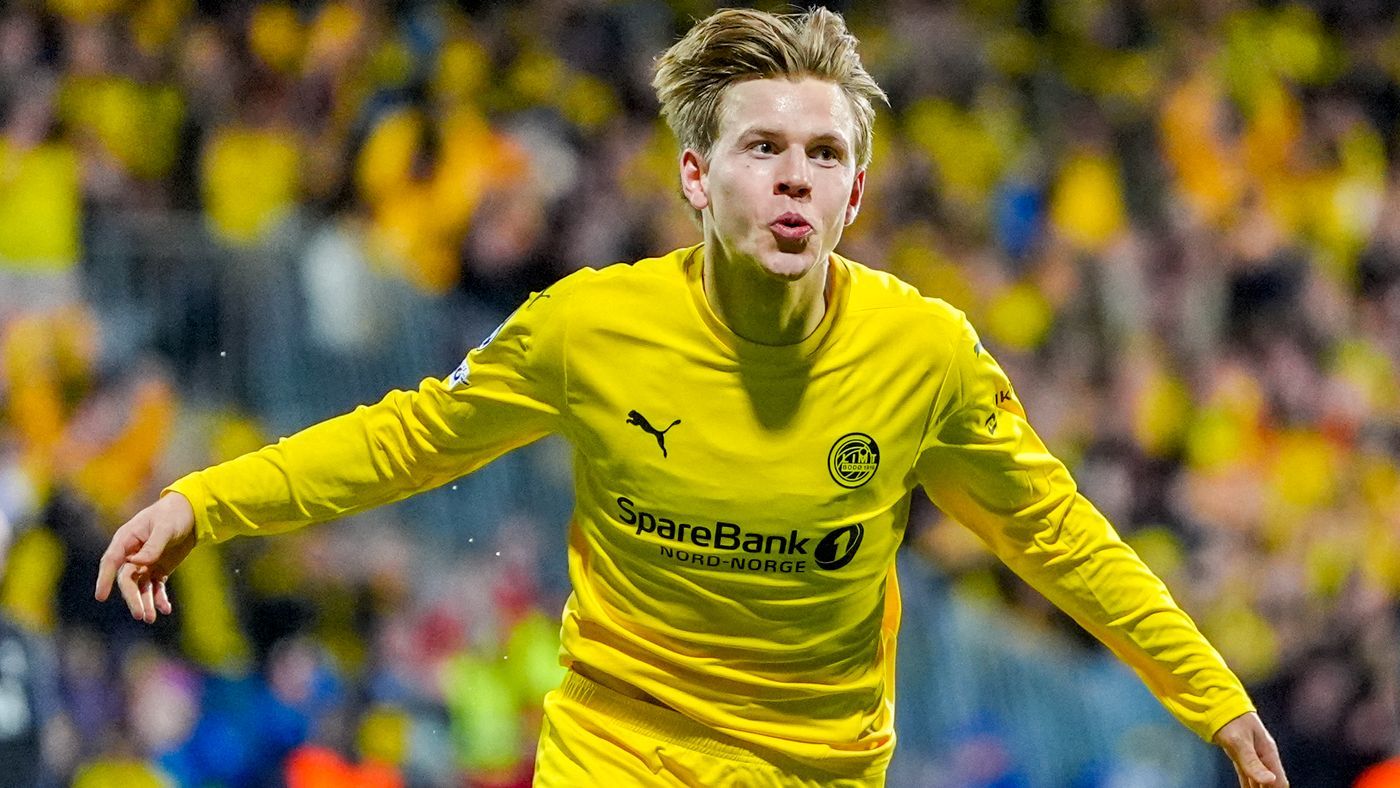 1400x788 Jens Petter Hauge Profile & Stats. Attacker. Goal.com India