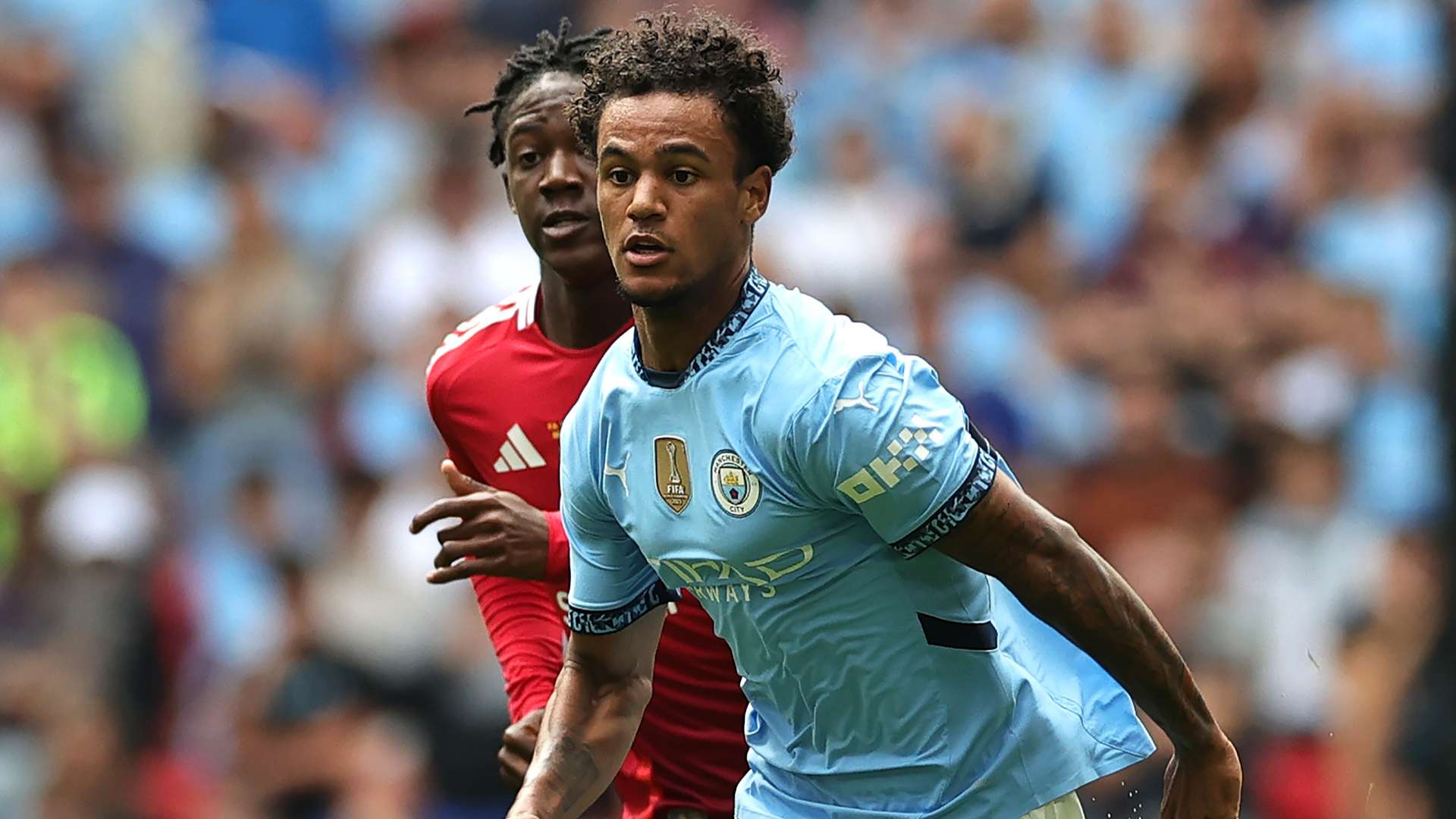 1920x1080 Devastating blow for Oscar Bobb! Man City winger facing MONTHS out after fracturing bone in his leg on eve of new Premier League season. Goal.com US