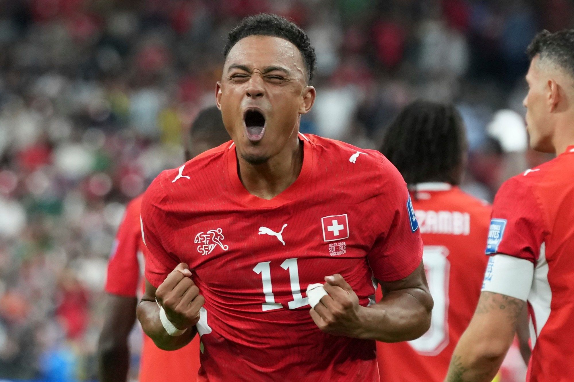 2000x1333 World Cup: Switzerland shuts out Algeria to join Round of 16
