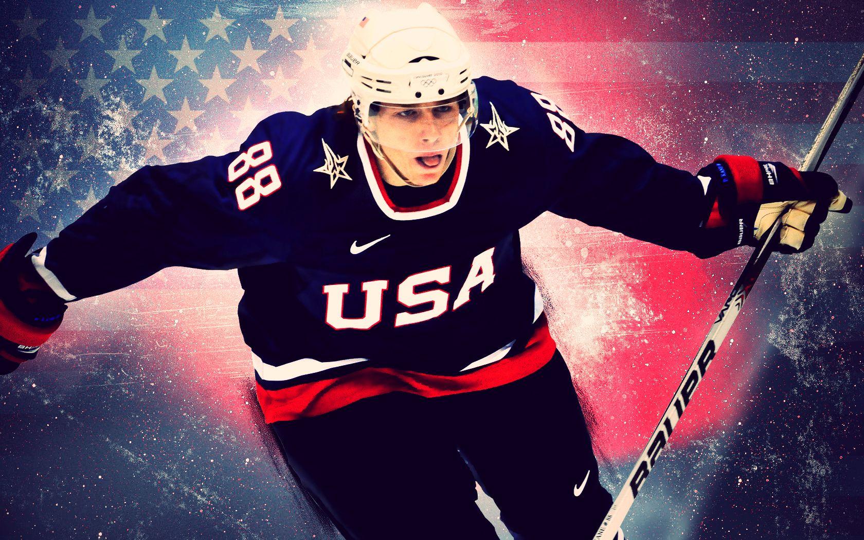 1680x1050 Free download Team USA wallpaper featuring winger Patrick Kane