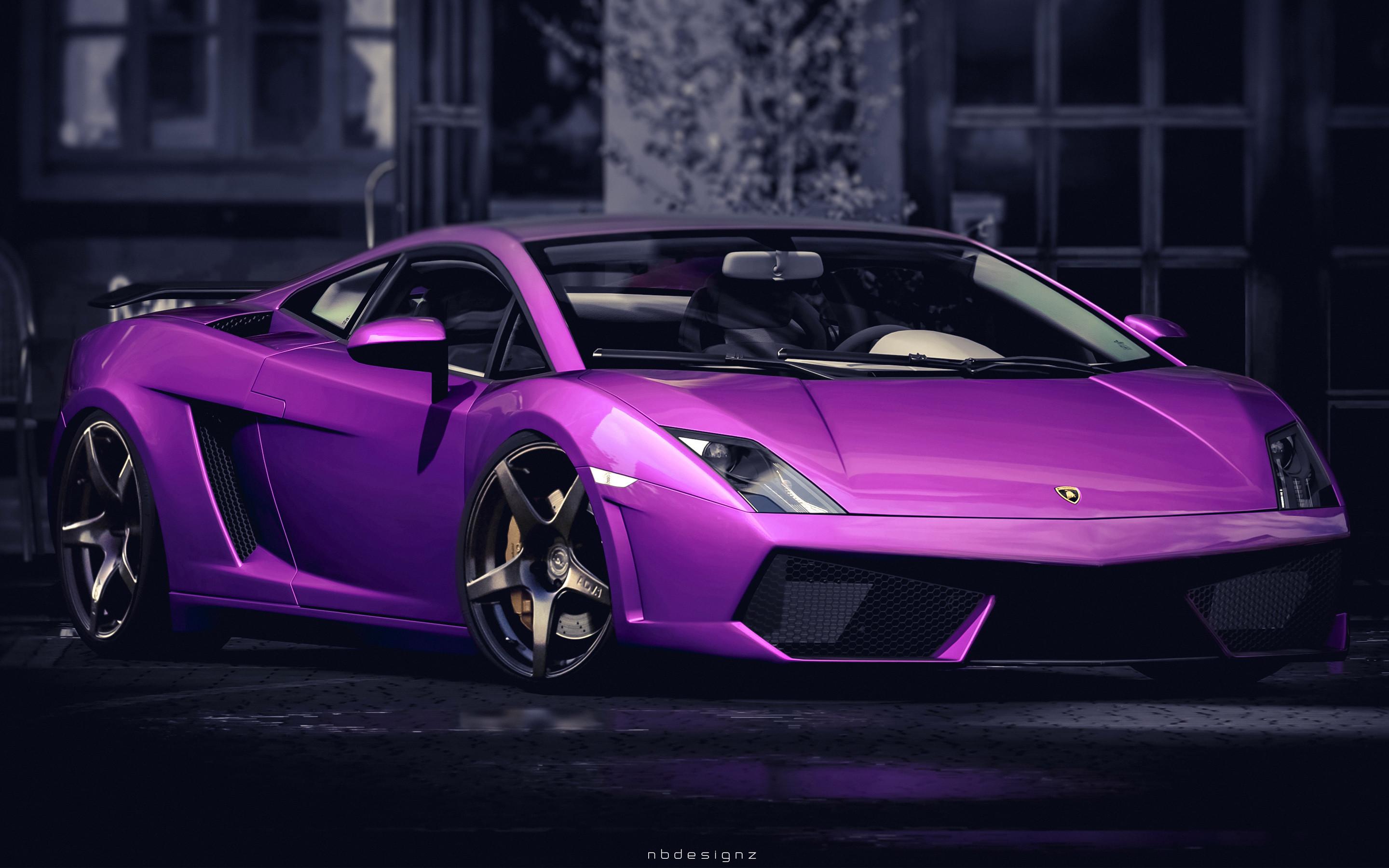 2880x1800 Purple Lamborghini Gallardo HD Wallpaper. HD Wallpaper Download