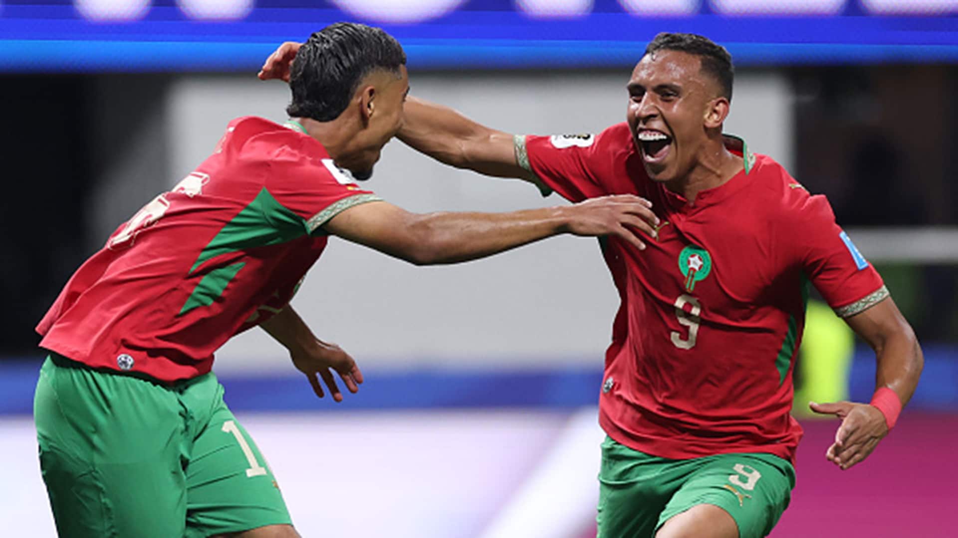 1920x1080 Yassine scores his first international goal for Morocco