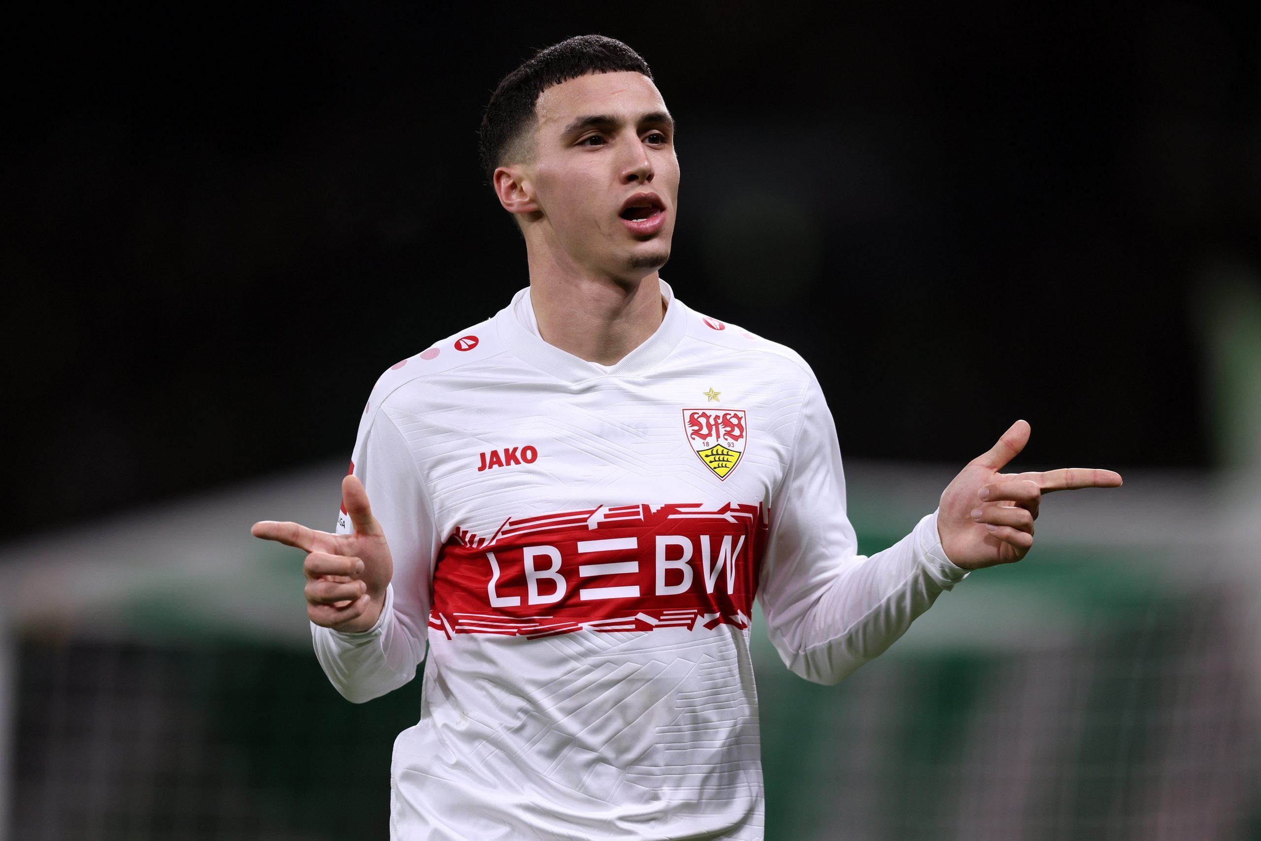 2560x1707 Leicester City's Bilal El Khannouss (21) celebrates breaking out of Stuttgart form slump: I'm back! German Football News