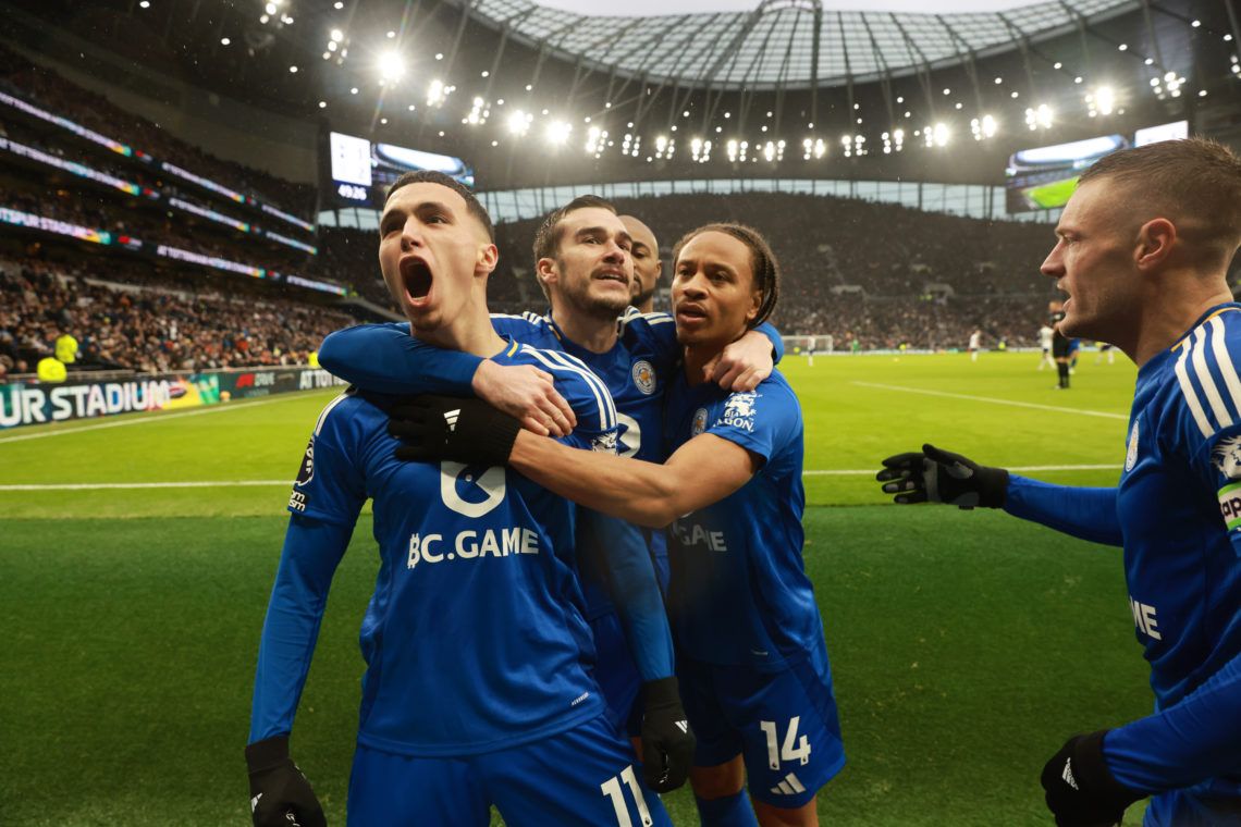 1140x760 Jamie Vardy And Bilal El Khannous Were The Heroes, But 50 Touch Leicester Star Was Insane Against Tottenham