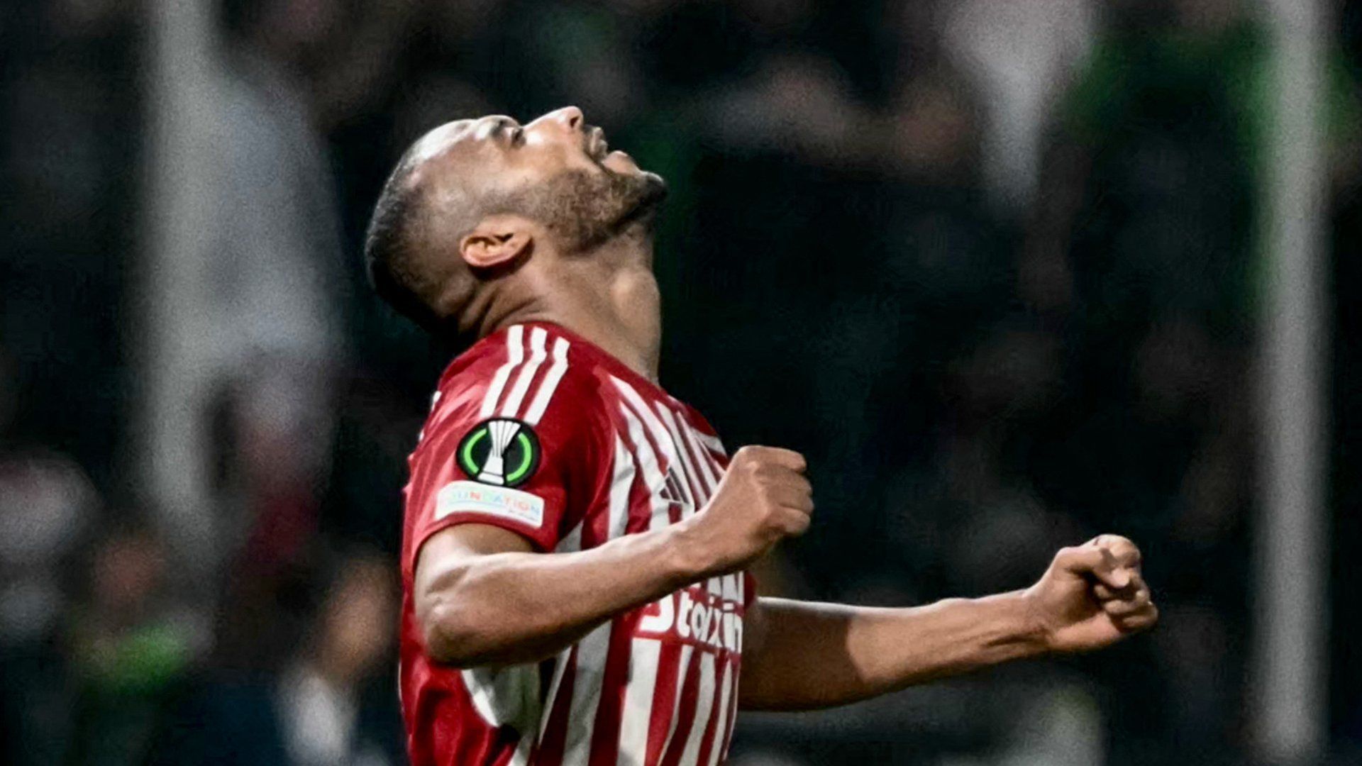 1920x1080 Ayoub El Kaabi comes up clutch again! Olympiacos star's dramatic late winner seals Europa Conference League glory at Fiorentina's expense