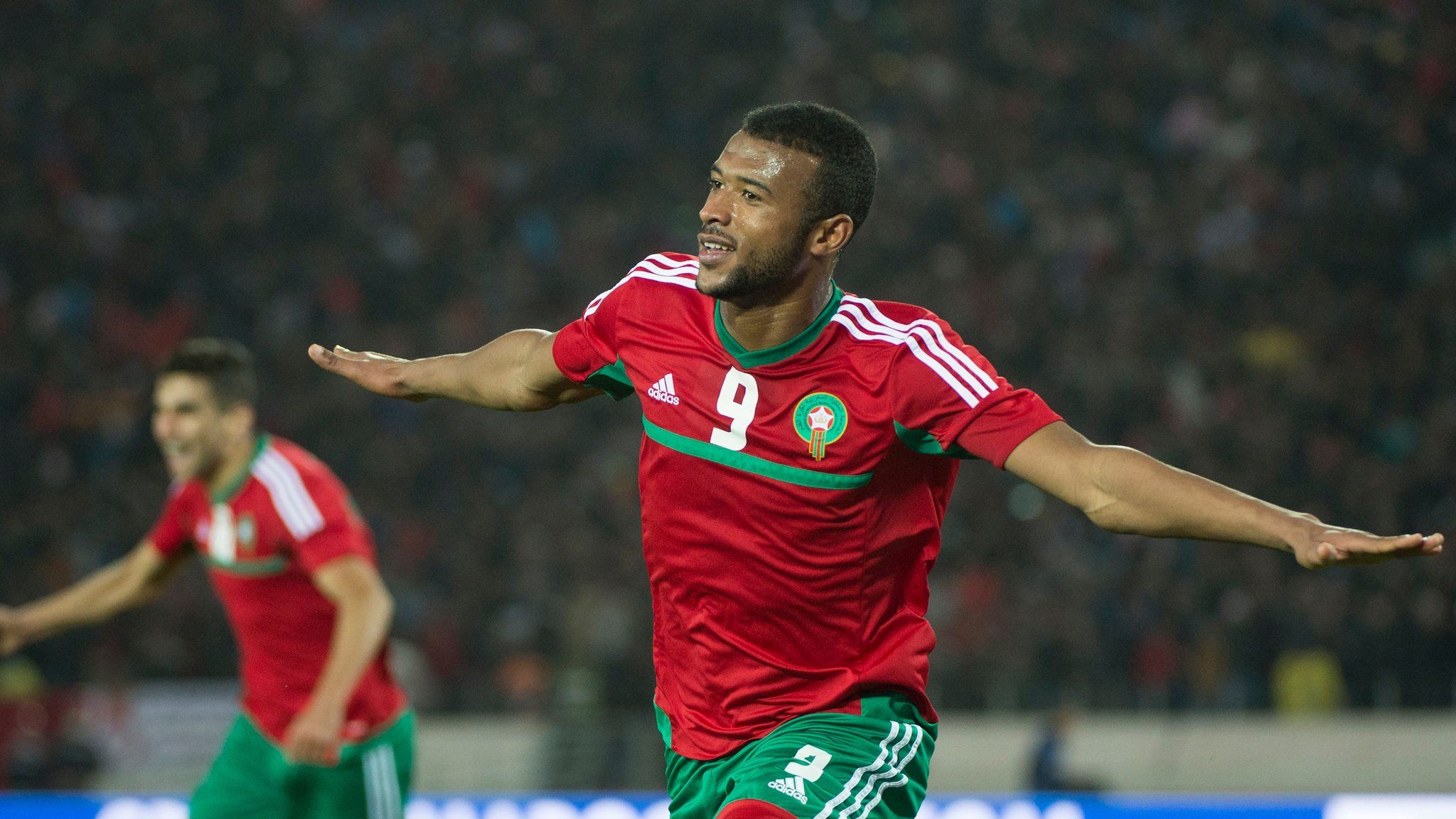 2048x1152 Confederation Cup: Morocco's Ayoub El Kaabi scores for Renaissance Berkane