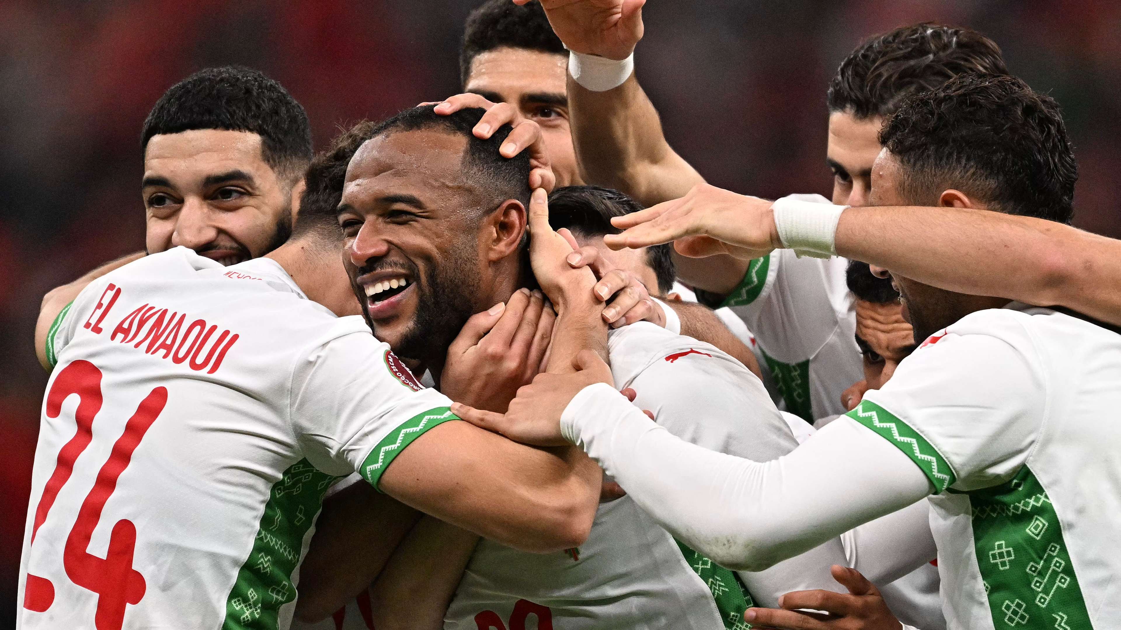3840x2160 VIDEO: Ayoub El Kaabi scores another incredible overhead kick at AFCON as Morocco ease into round of 16. Goal.com Kenya