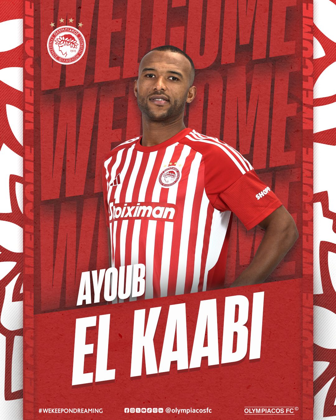 1080x1350 OFFICIAL: Ayoub El Kaabi welcome to Olympiakos!