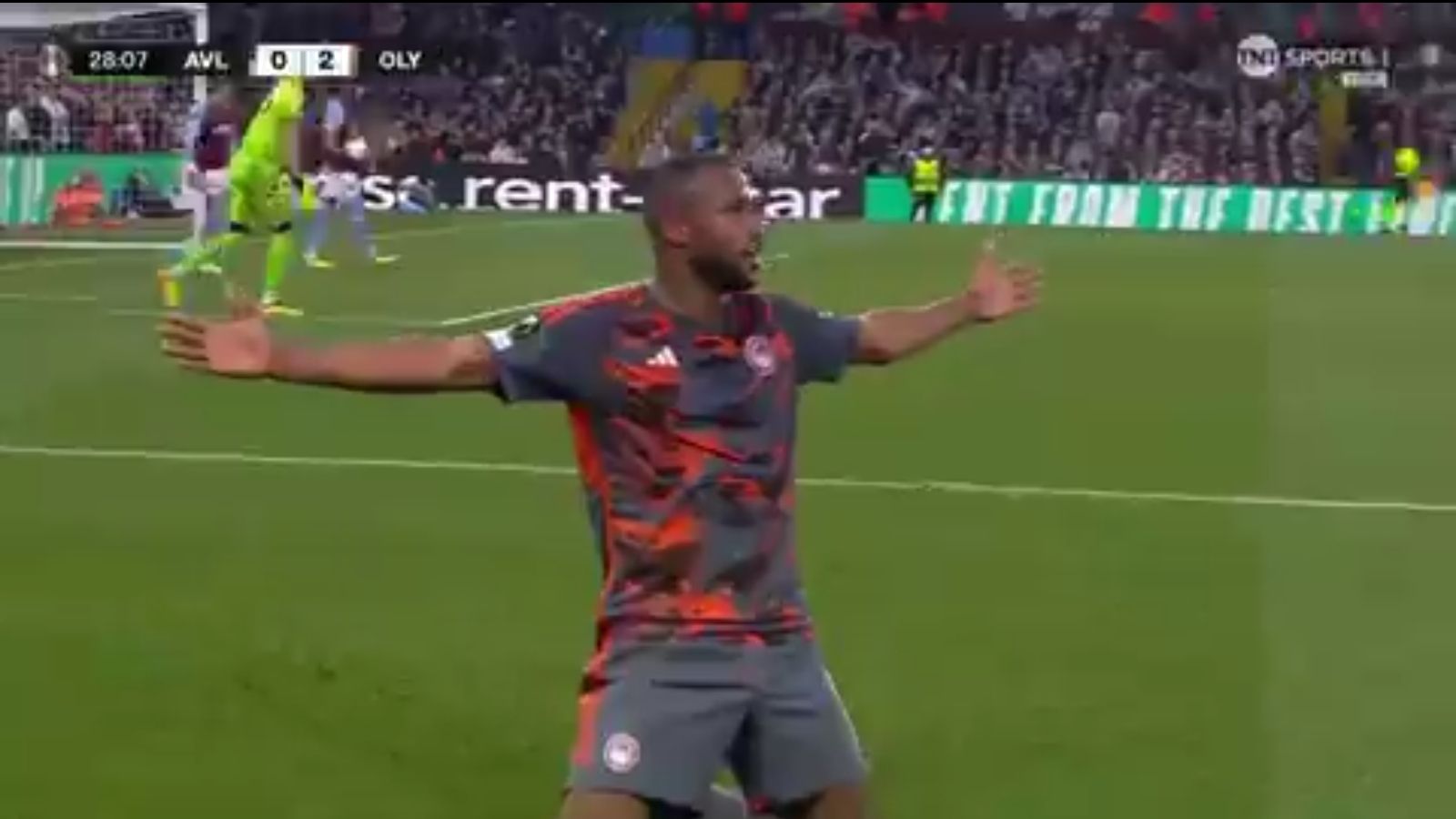 1600x900 Video: Ayoub El Kaabi adds his second of the night as Aston Villa have mountain to climb against Olympiacos