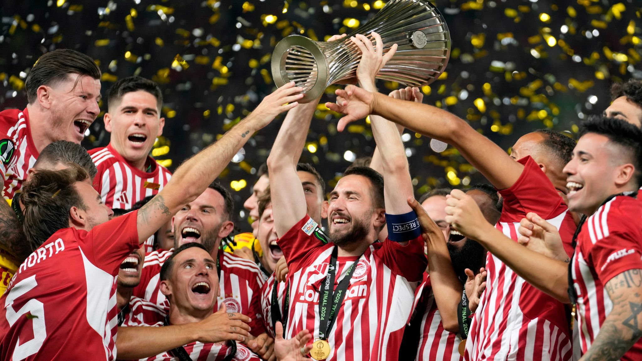 2048x1152 Olympiakos 1 0 Fiorentina: Ayoub El Kaabi Scores Winner In Extra Time To Secure Europa Conference League Title