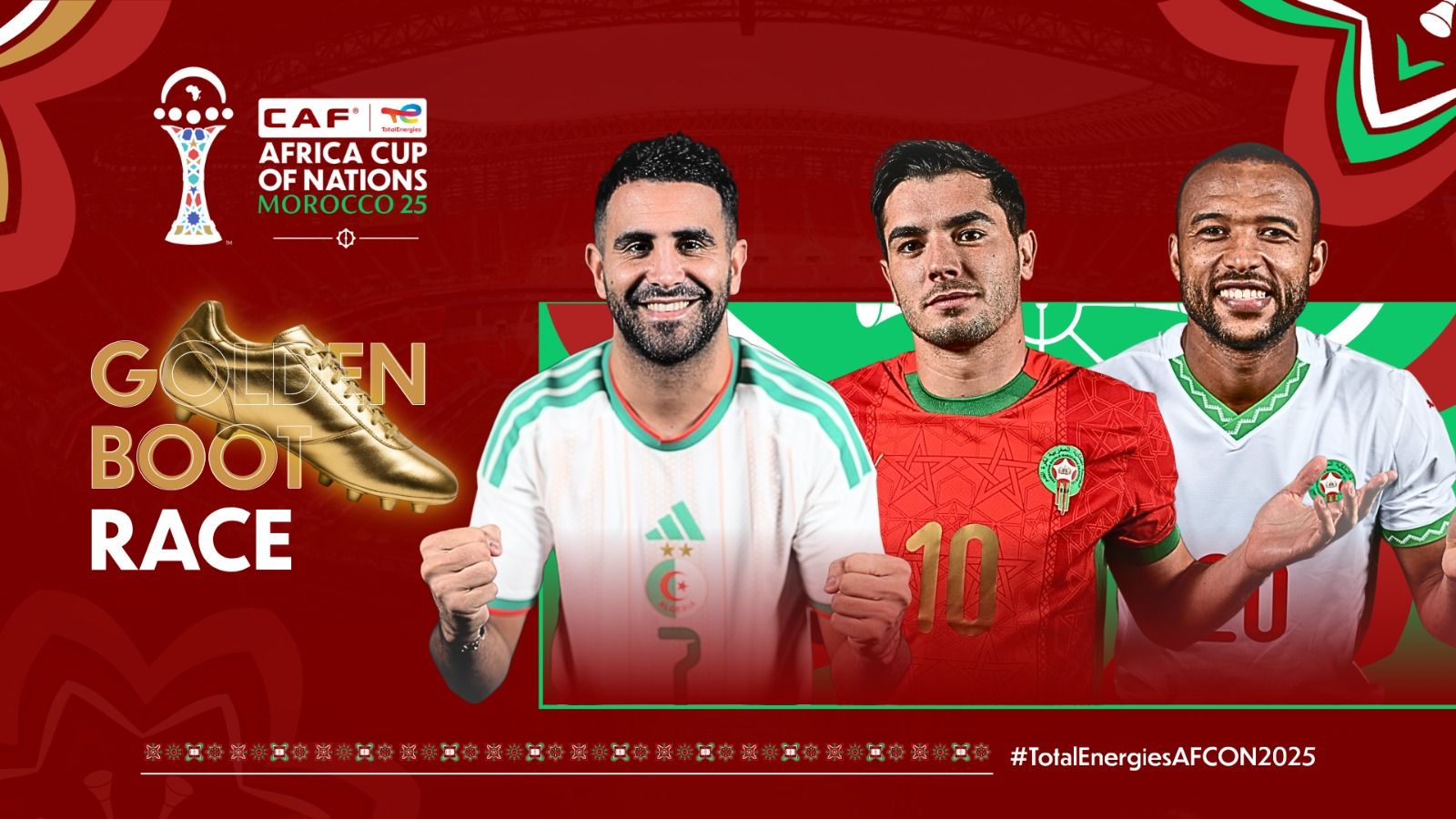 1600x900 El Kaabi, Díaz and Mahrez lead crowded AFCON 2025 scoring charts after group stage